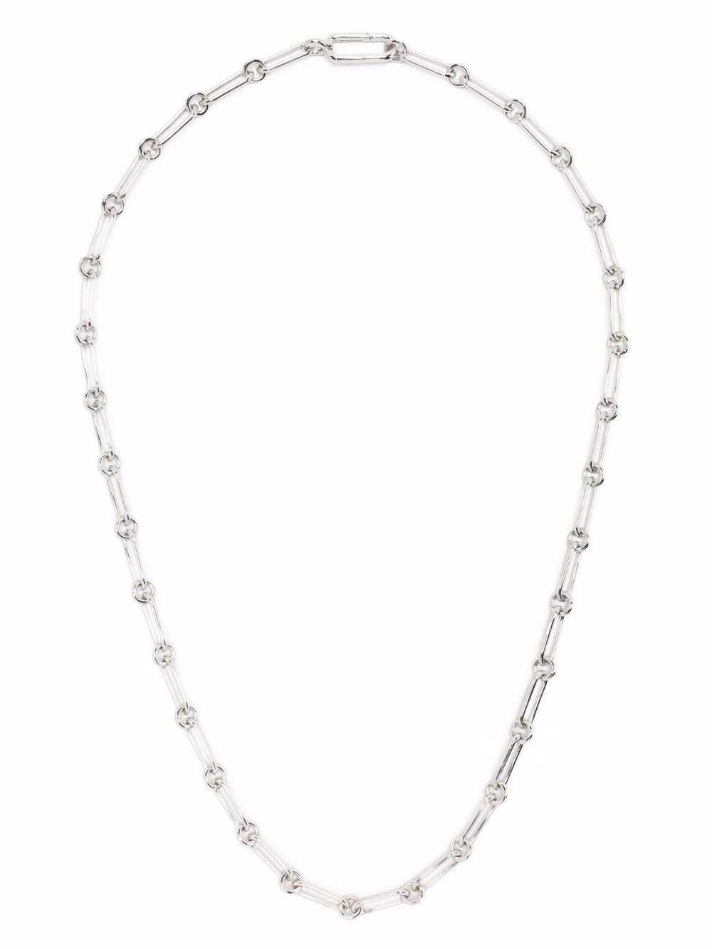 Tom Wood large box chain necklace - Silver von Tom Wood