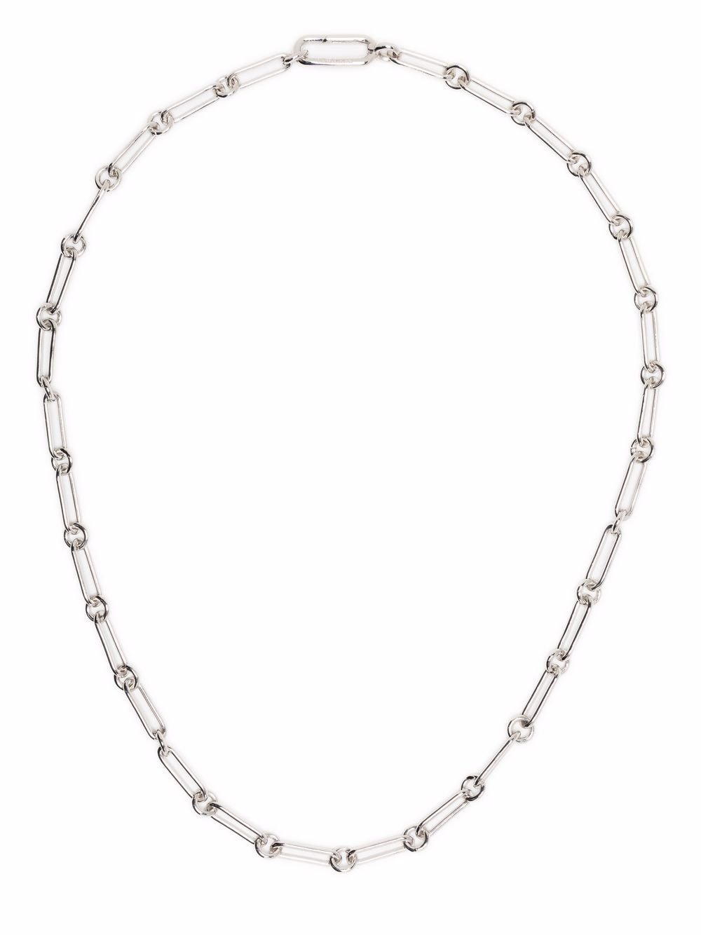 Tom Wood large box chain necklace - Silver von Tom Wood