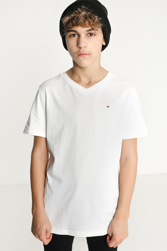 Tommy Hilfiger Kids T-Shirt | Bright White | Jungen  | 12 von Tommy Hilfiger Kids