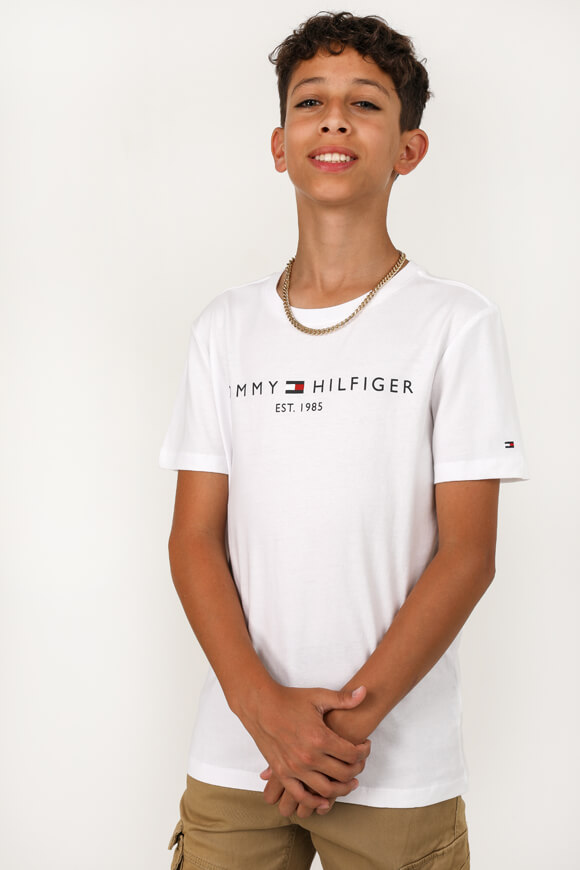 Tommy Hilfiger Kids T-Shirt | Weiss | Herren  | 12 von Tommy Hilfiger Kids