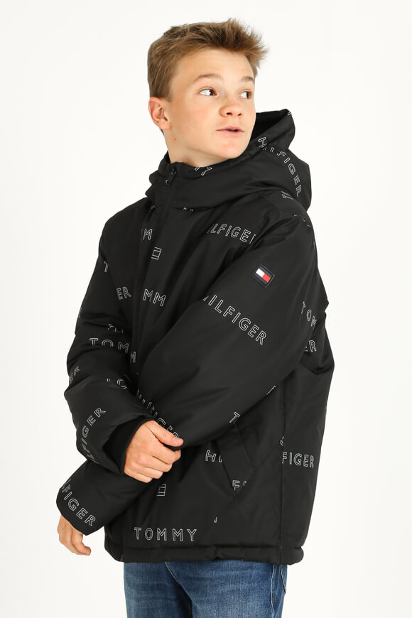 Tommy Hilfiger Kids Wattierte Jacke | Schwarz | Jungen  | 12 von Tommy Hilfiger Kids