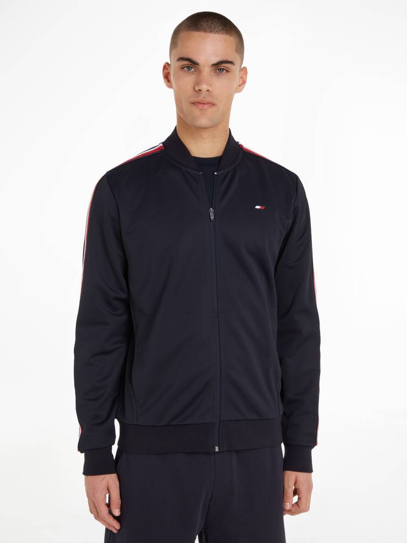 Tommy Hilfiger Sport Sweatjacke »TRIM TAPE BASEBALL COLLAR« von Tommy Hilfiger Sport