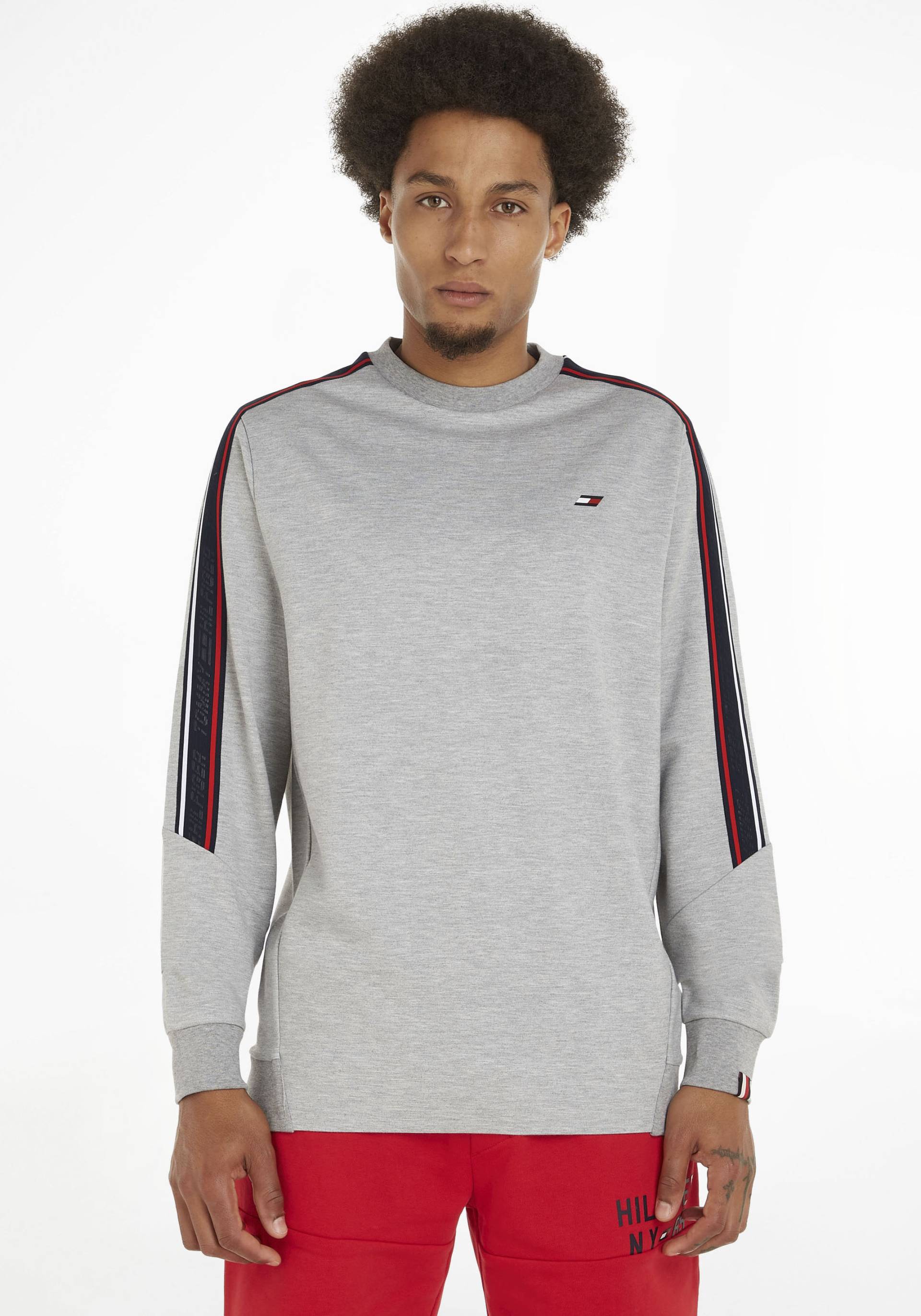 Tommy Hilfiger Sport Sweatshirt »TEXTURED TAPE CREW« von Tommy Hilfiger Sport