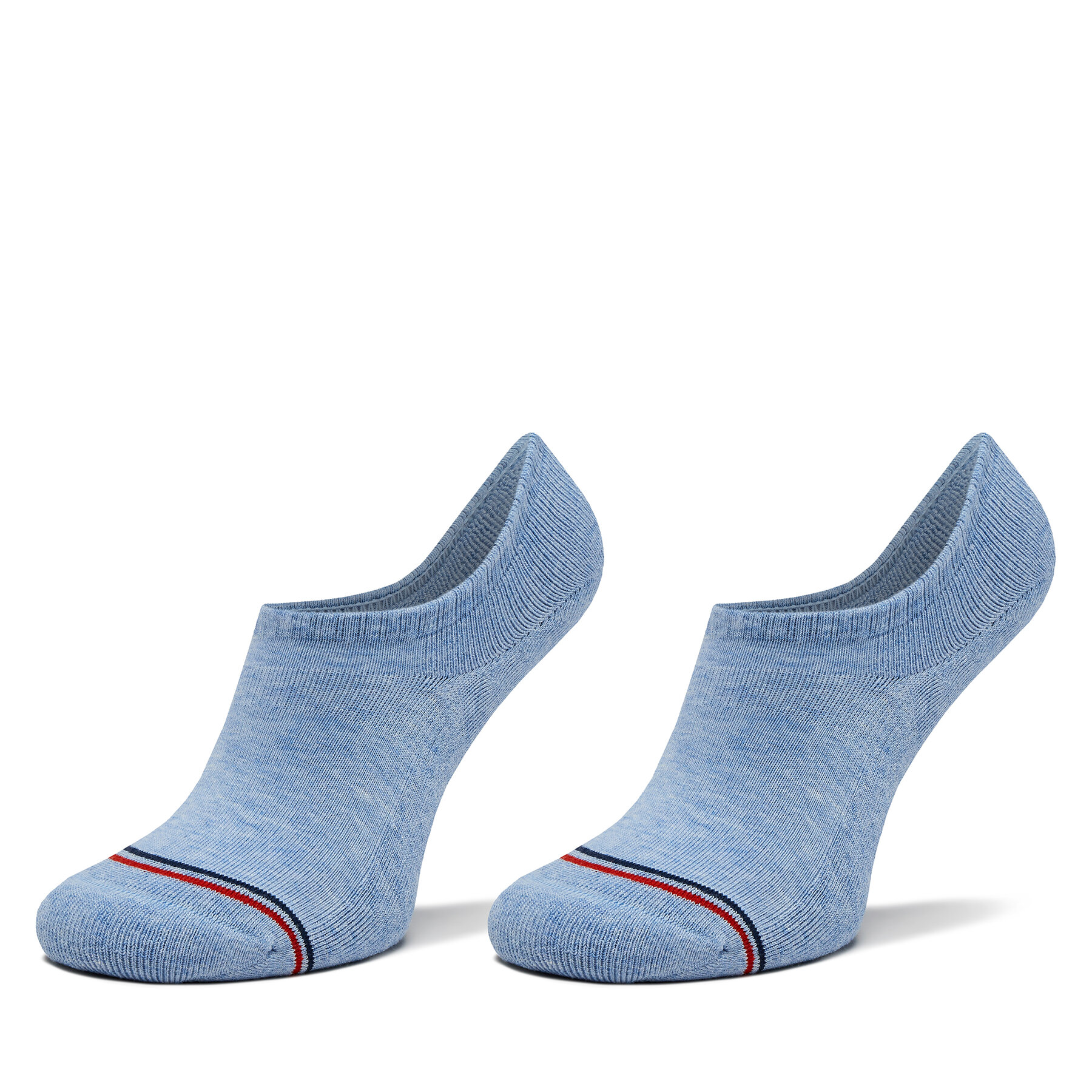 2er-Set Unisex-Sneakersocken Tommy Hilfiger 701228179 Light Blue Melange 004 von Tommy Hilfiger