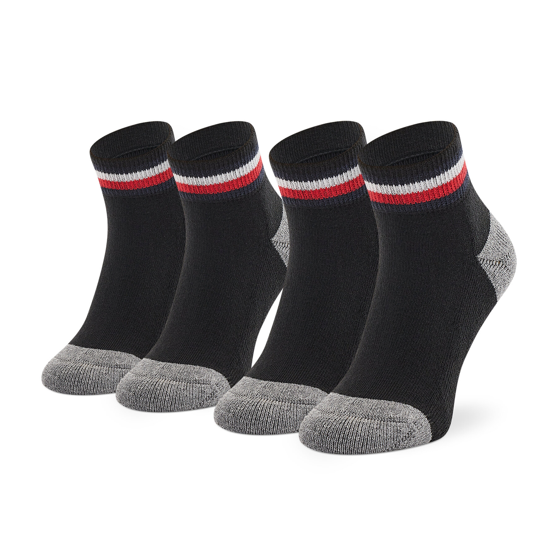 2er-Set hohe Kindersocken Tommy Hilfiger 100001501 Black 027 von Tommy Hilfiger