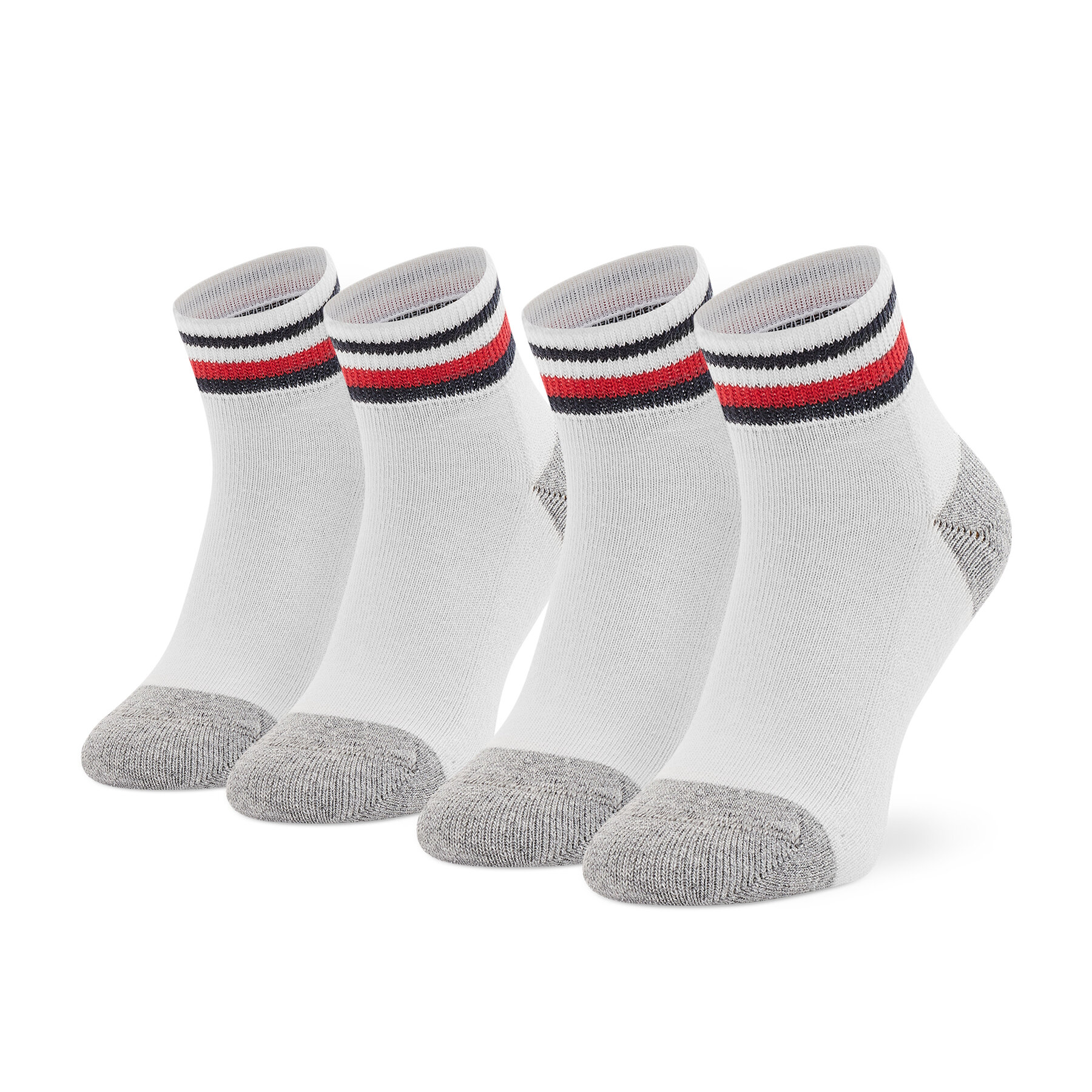 2er-Set hohe Kindersocken Tommy Hilfiger 100001501 White 300 von Tommy Hilfiger