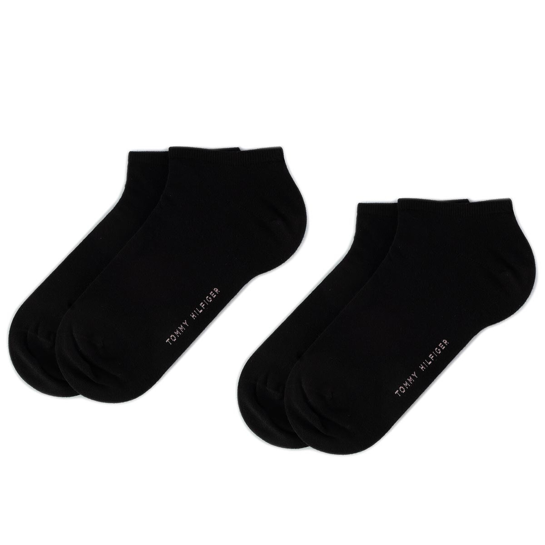 2er-Set niedrige Damensocken Tommy Hilfiger 343024001 Black 200 von Tommy Hilfiger