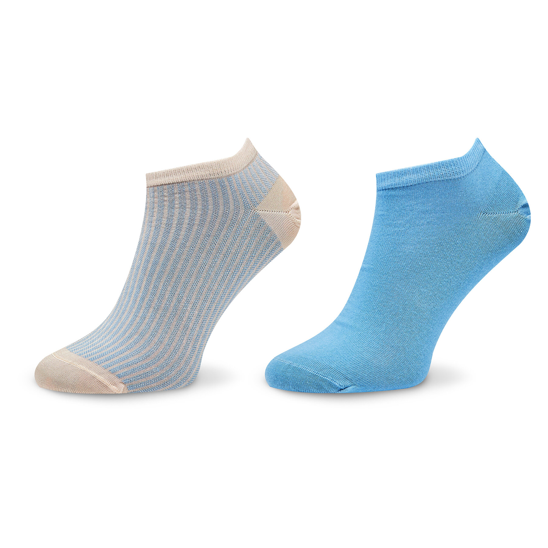 2er-Set niedrige Damensocken Tommy Hilfiger 701222650 Light Blue 001 von Tommy Hilfiger