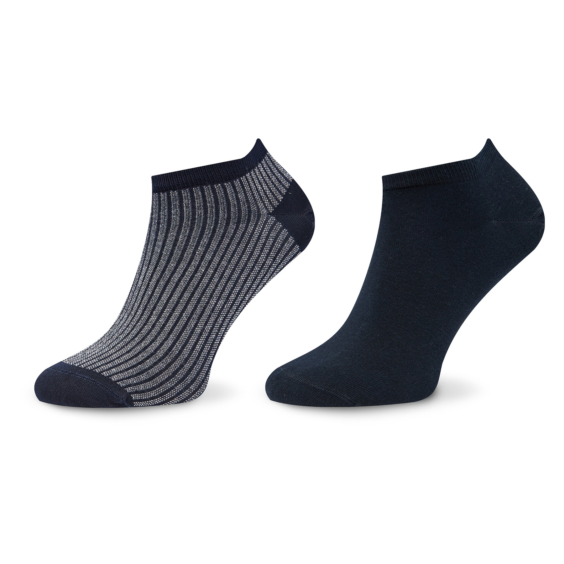 2er-Set niedrige Damensocken Tommy Hilfiger 701222650 Navy 002 von Tommy Hilfiger