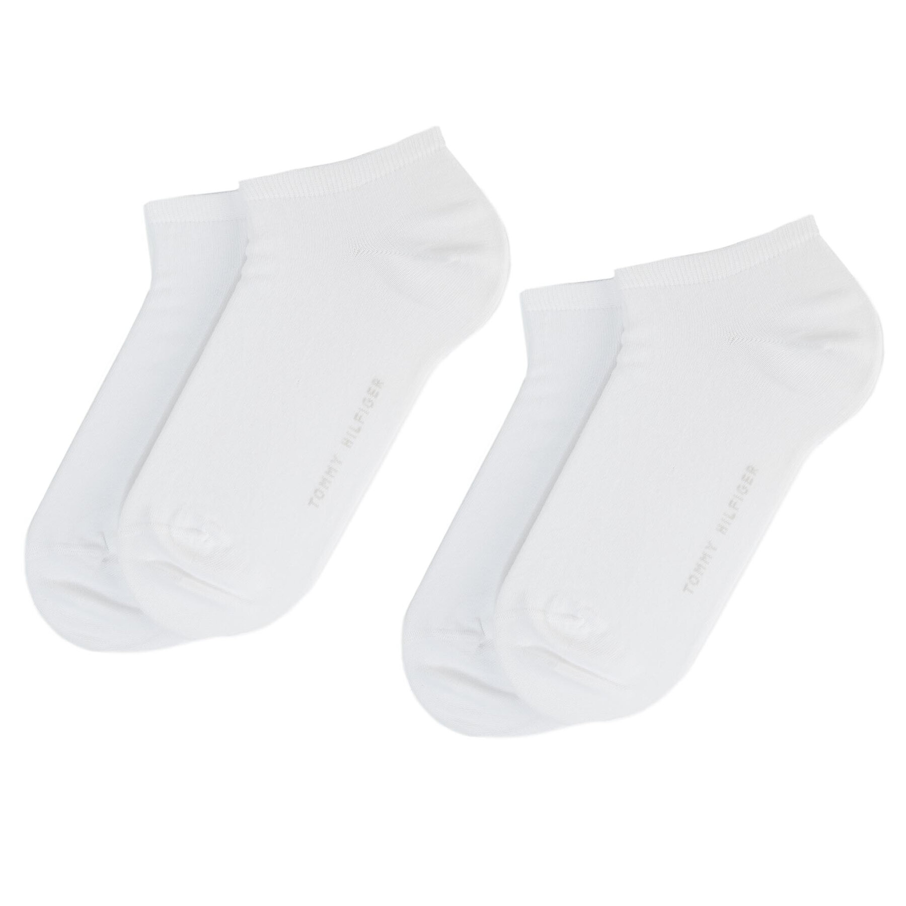 2er-Set niedrige Damensocken Tommy Hilfiger Basic Canoodle 343024001 Weiß von Tommy Hilfiger