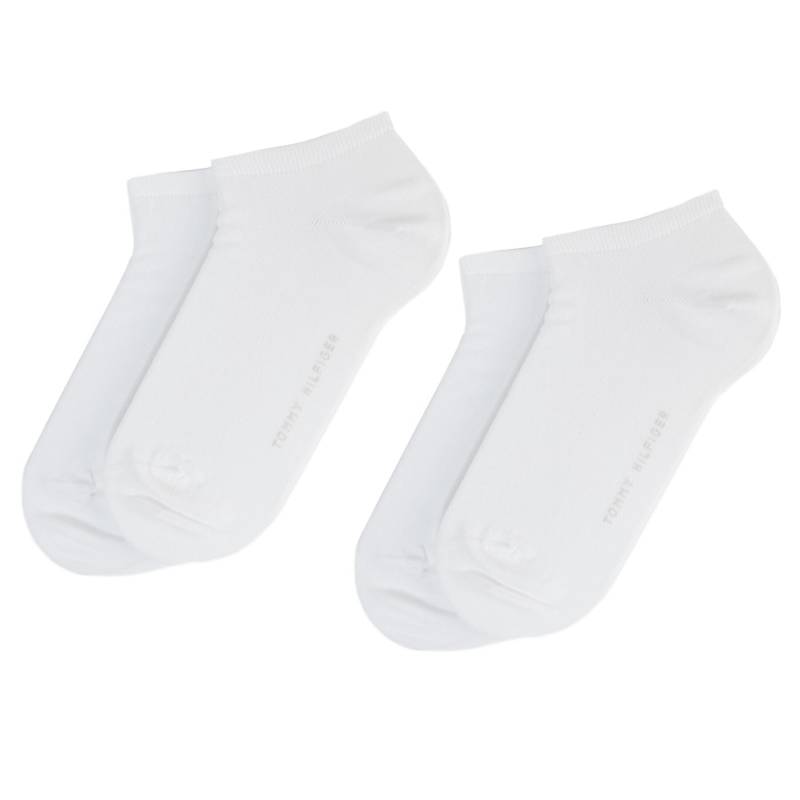 2er-Set niedrige Damensocken Tommy Hilfiger Basic Canoodle 343024001 Weiß von Tommy Hilfiger