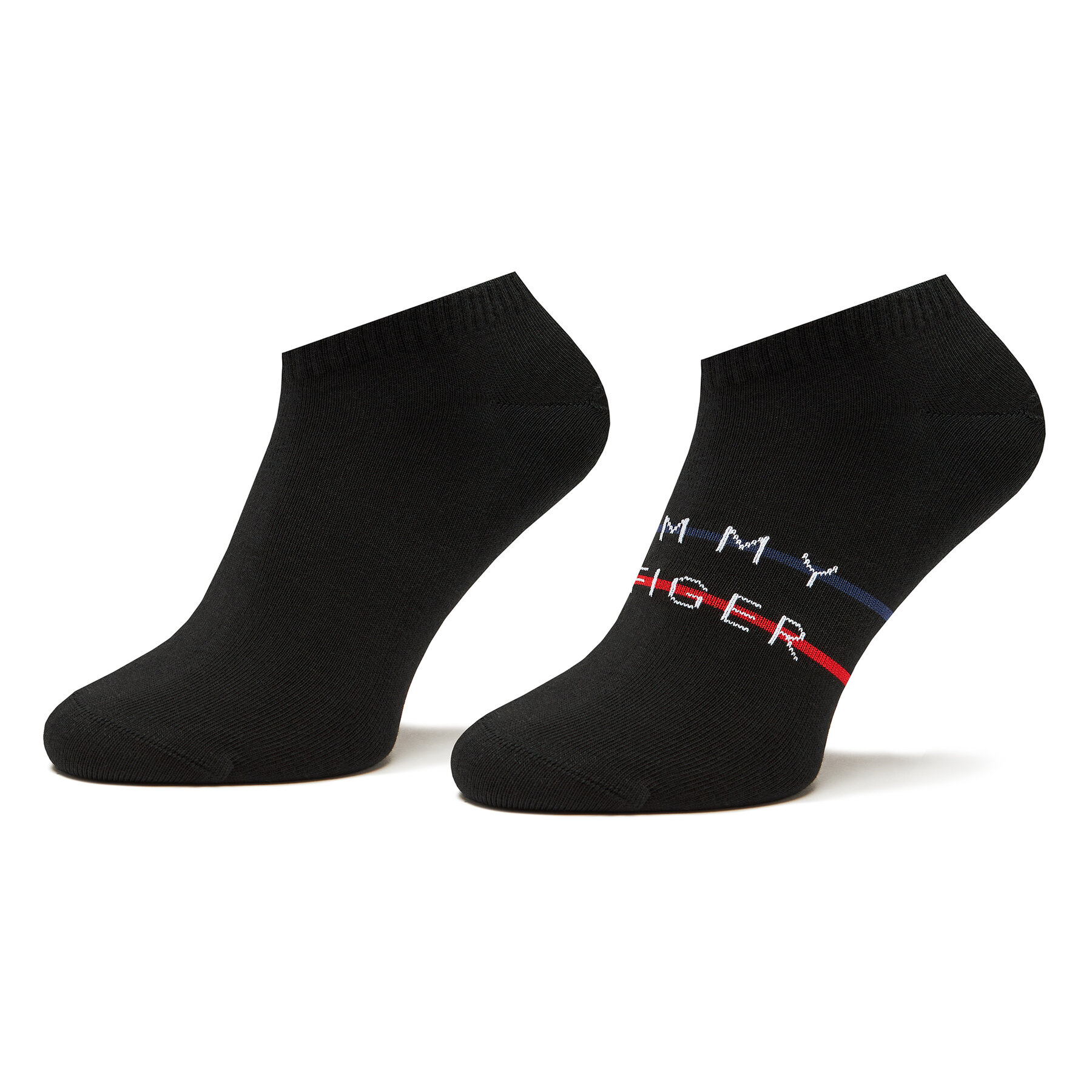 2er-Set niedrige Herrensocken Tommy Hilfiger 701222188 Black 003 von Tommy Hilfiger