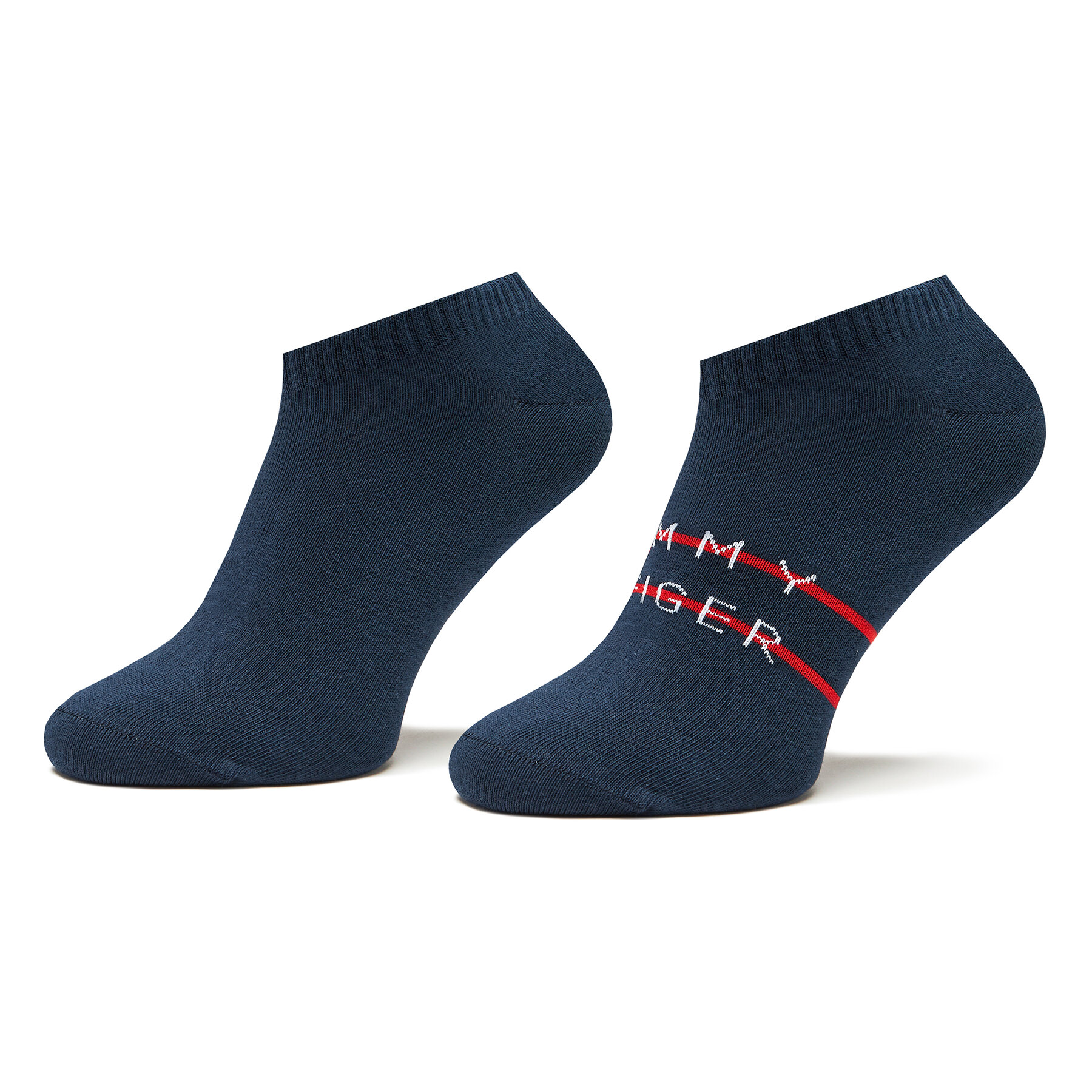 2er-Set niedrige Herrensocken Tommy Hilfiger 701222188 Navy 004 von Tommy Hilfiger