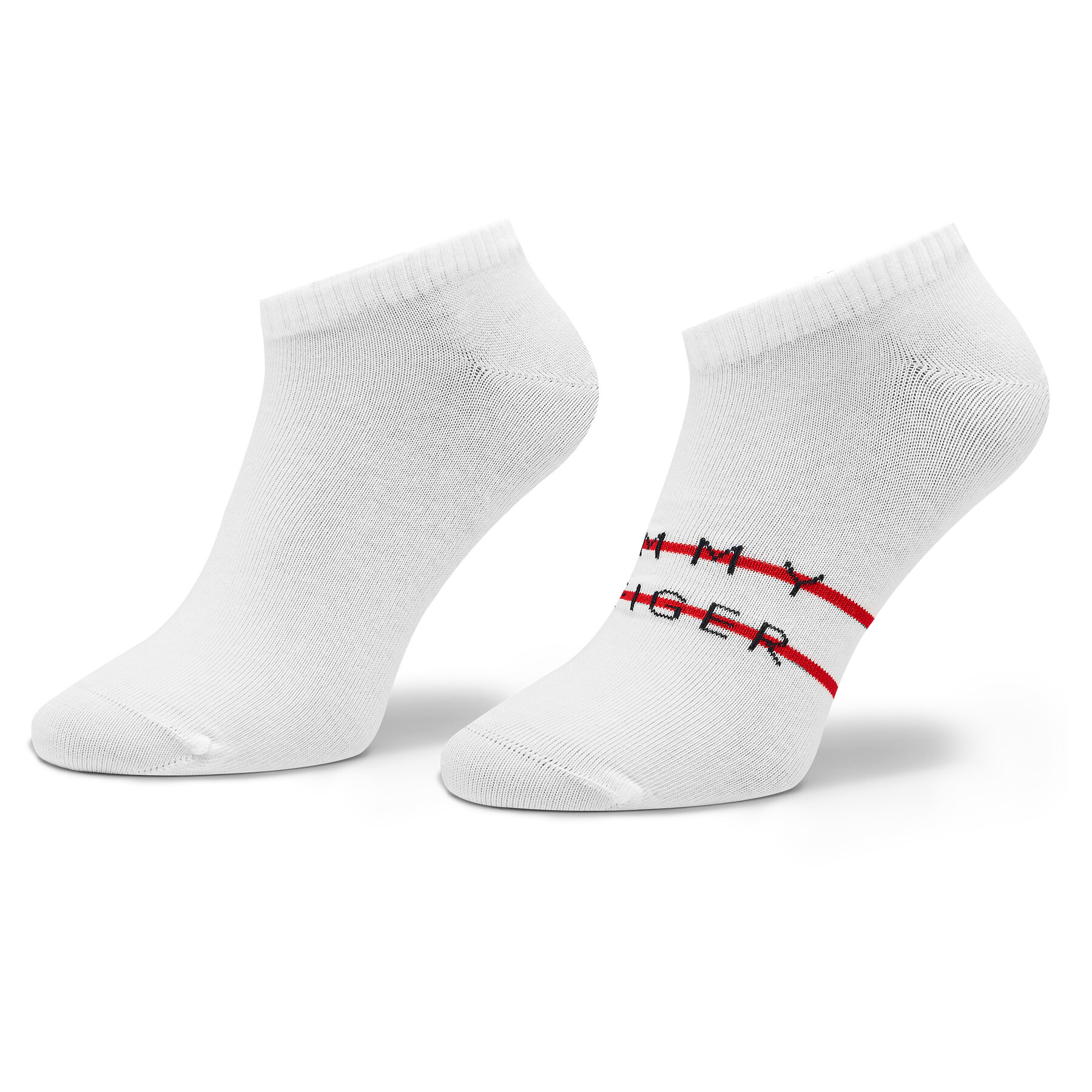 2er-Set niedrige Herrensocken Tommy Hilfiger 701222188 White 001 von Tommy Hilfiger