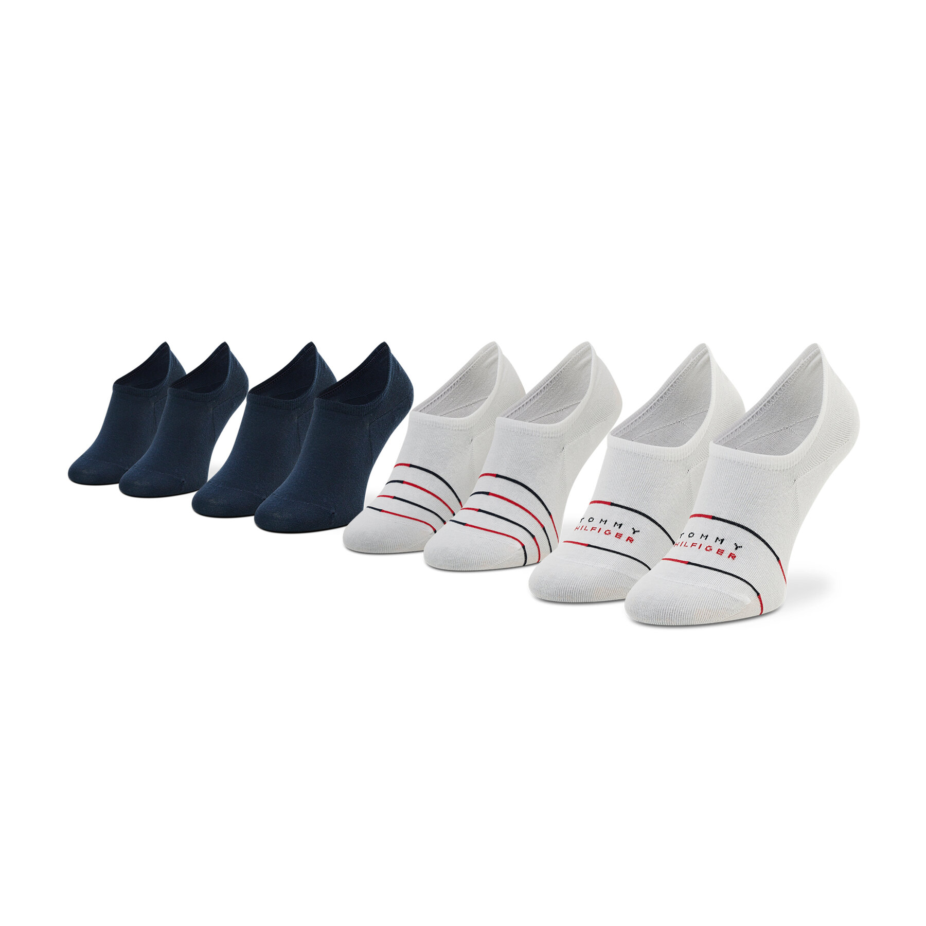 4er-Set niedrige Herrensocken Tommy Hilfiger 701218307 Tommy Original 001 von Tommy Hilfiger