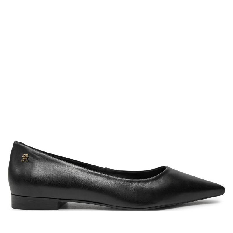 Ballerinas Tommy Hilfiger Th Pointy Ballerina FW0FW08291 Schwarz von Tommy Hilfiger