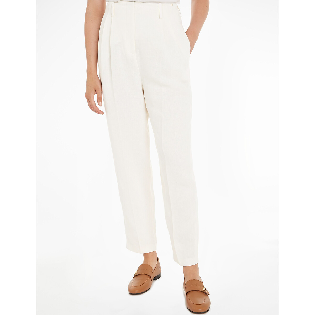 Bundfaltenhose mit hohem Bund von Tommy Hilfiger