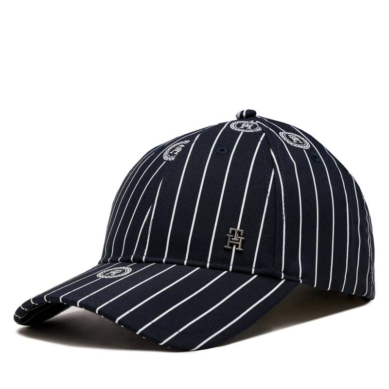 Cap Tommy Hilfiger Monogram Varsity Aop Cap AM0AM12247 Space Blue Aop DW6 von Tommy Hilfiger