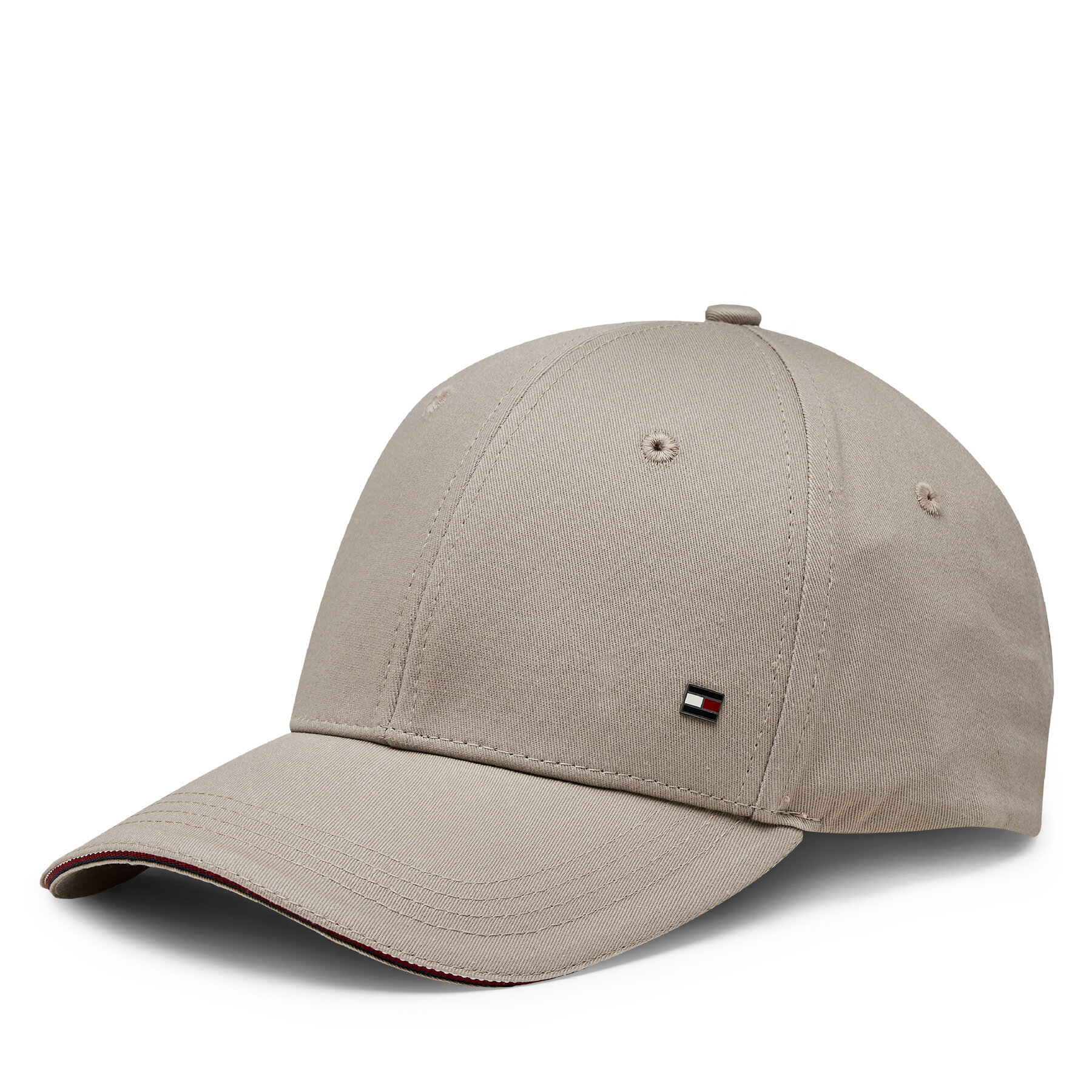 Cap Tommy Hilfiger Th Corporate Cotton 6 Panel Cap AM0AM12035 Smooth Taupe pkb von Tommy Hilfiger