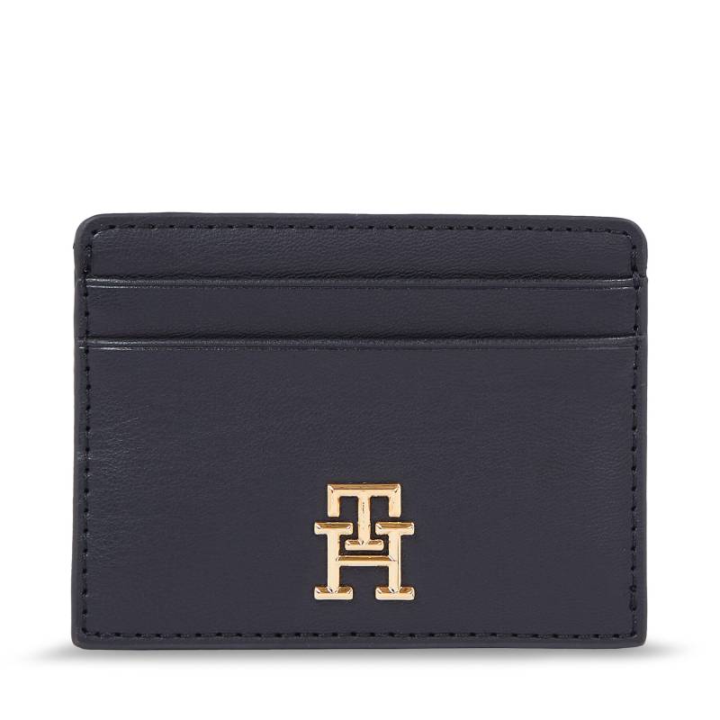 Damen Geldbörse Tommy Hilfiger Iconic Tommy Cc Holder AW0AW15897 Space Blue DW6 von Tommy Hilfiger