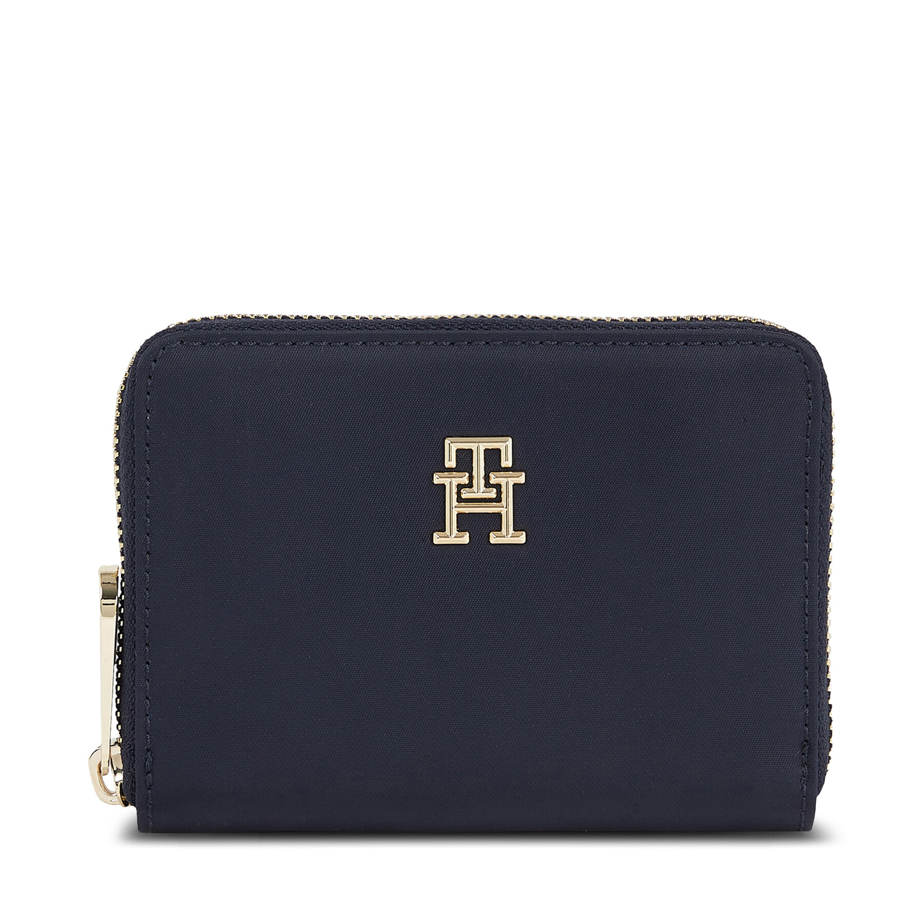 Große Damen Geldbörse Tommy Hilfiger Poppy Med Za AW0AW15278 Space Blue DW6 von Tommy Hilfiger