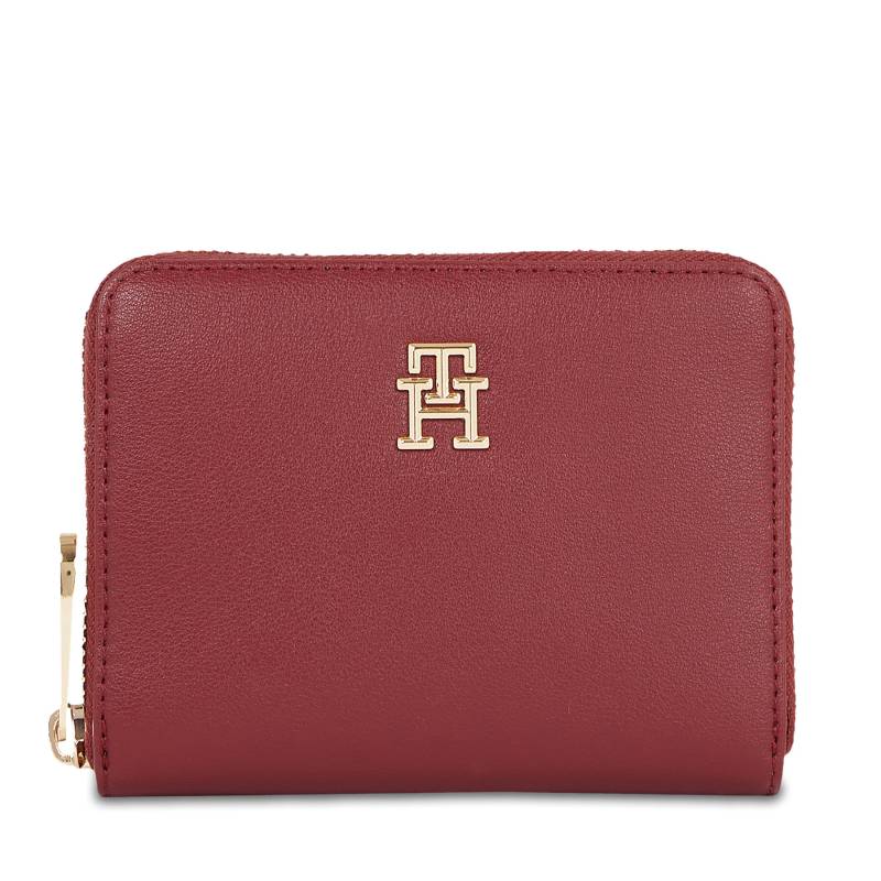 Damen Geldbörse Tommy Hilfiger Poppy Plus Med Za AW0AW15259 Rouge XJS von Tommy Hilfiger