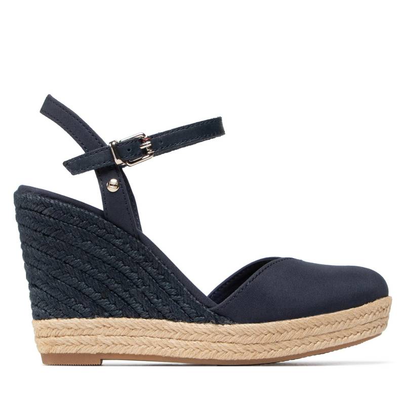 Espadrilles Tommy Hilfiger Basic Closed Toe High Wedge FW0FW04786 Dunkelblau von Tommy Hilfiger
