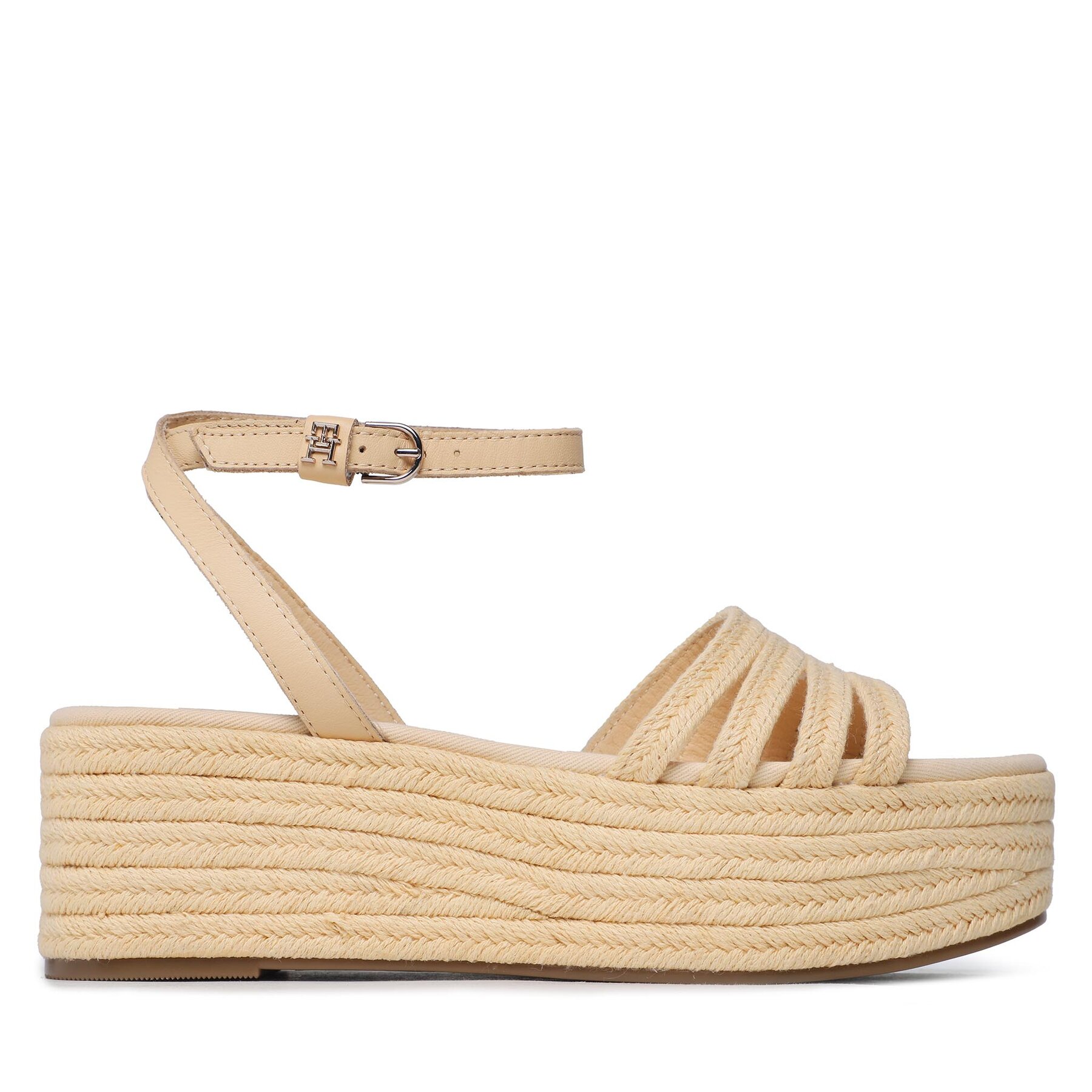 Espadrilles Tommy Hilfiger Essenital Flatform Sandal FW0FW07161 Spring Peach AAY von Tommy Hilfiger