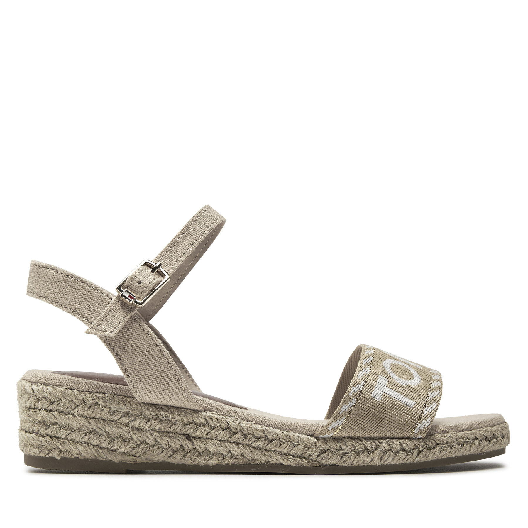 Espadrilles Tommy Hilfiger Rope Wedge Sandal T3A7-33287-0890 M Beige 500 von Tommy Hilfiger