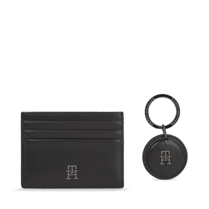 Kartenetui und Schlüsselanhänger Set Tommy Hilfiger Gp Imd Cc Holder And Key Fob AM0AM11633 Schwarz von Tommy Hilfiger