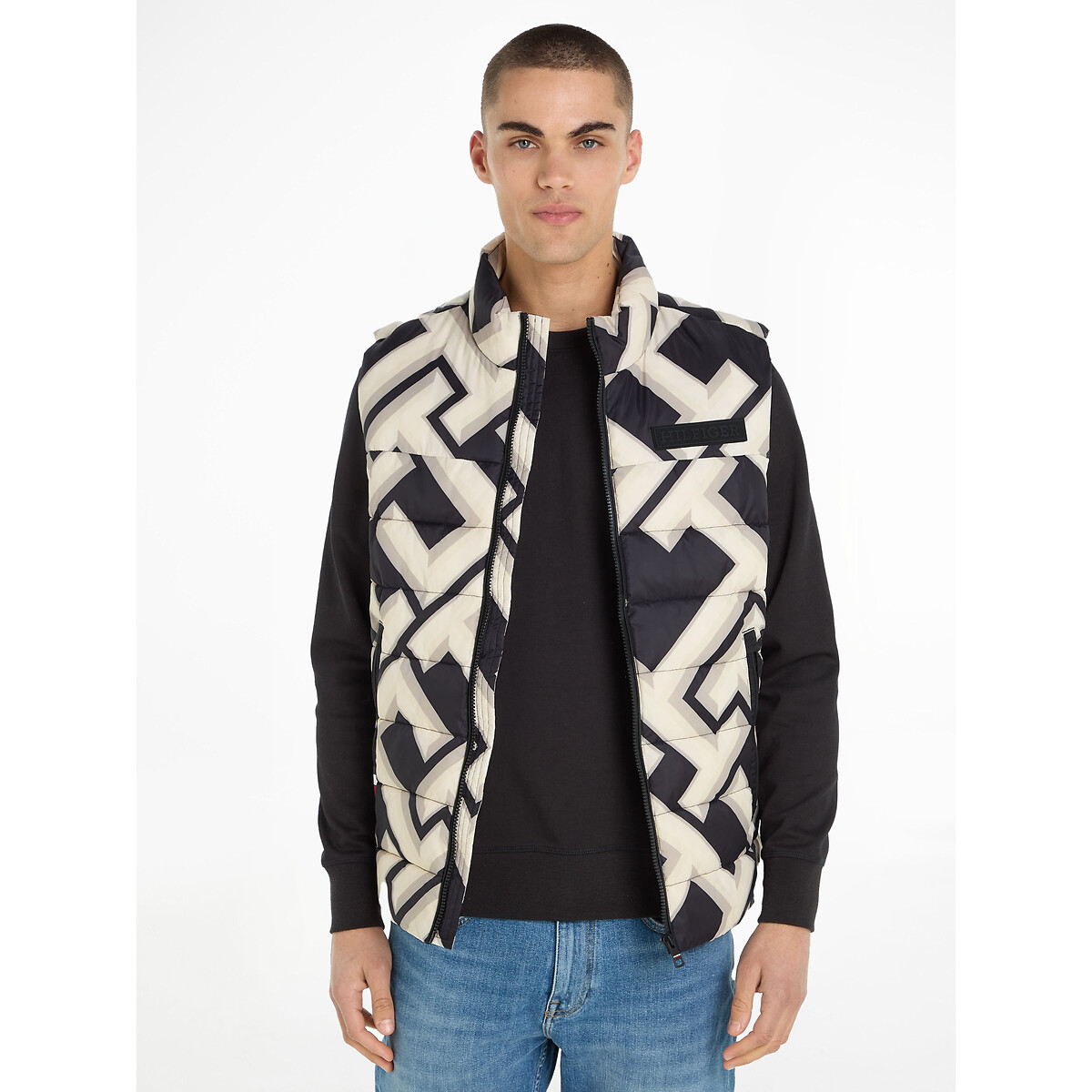 Gilet New York mit Monogramm-Print von Tommy Hilfiger