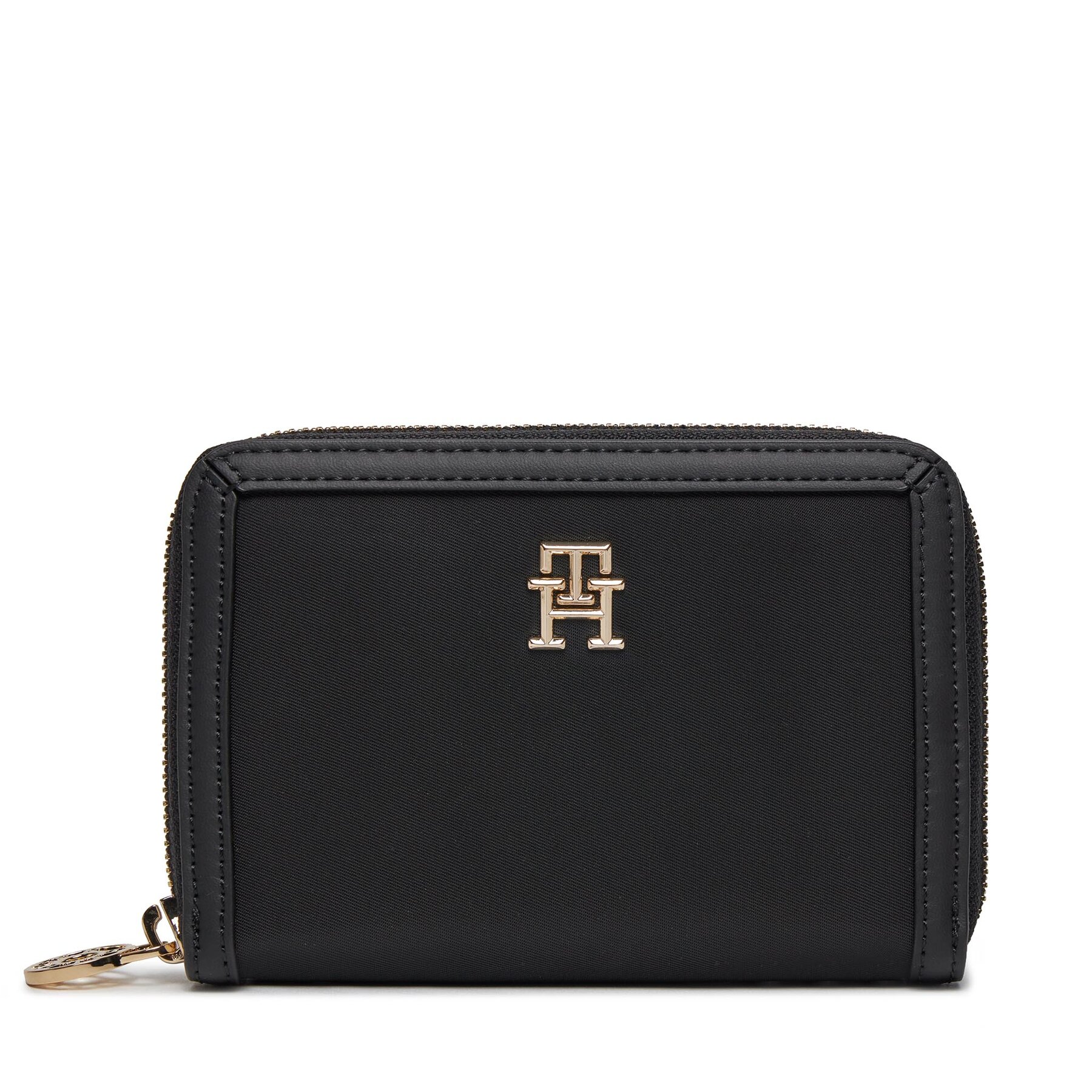 Große Damen Geldbörse Tommy Hilfiger Th Essential S Med Za AW0AW15754 Black BDS von Tommy Hilfiger