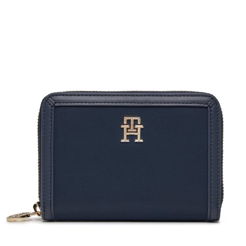 Große Damen Geldbörse Tommy Hilfiger Th Essential S Med Za AW0AW15754 Space Blue DW6 von Tommy Hilfiger