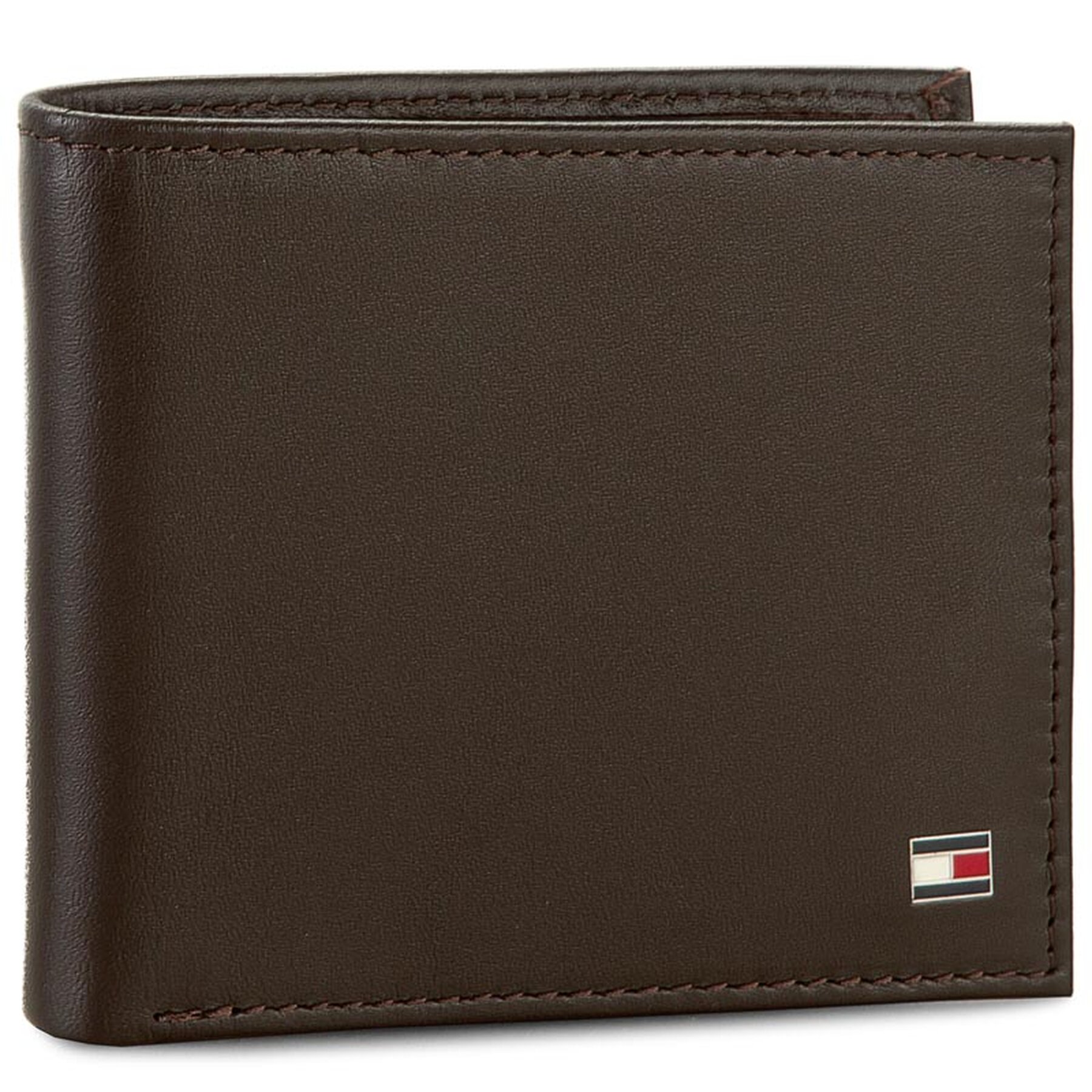 Große Herren Geldbörse Tommy Hilfiger Eton Mini Cc Wallet AM0AM00655 Braun von Tommy Hilfiger