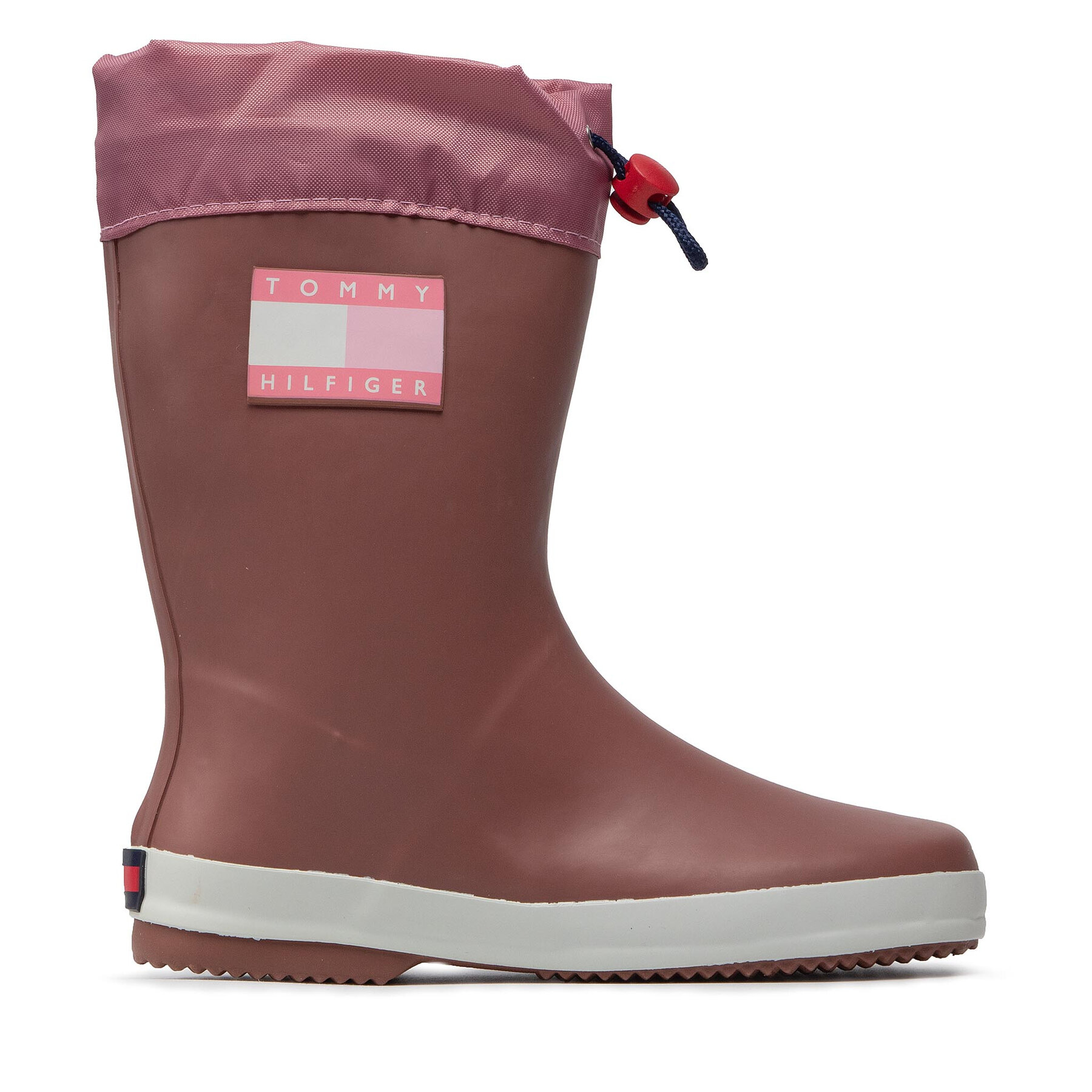 Gummistiefel Tommy Hilfiger Rain Boot T3X6-30766-0047 S Antique Rose 303 von Tommy Hilfiger