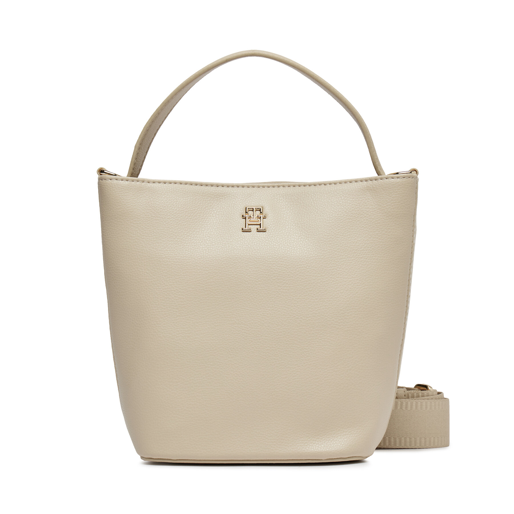 Handtasche Tommy Hilfiger Th Essential Sc Bucket AW0AW15706 Écru Handtasche Tommy Hilfiger Th Essential Sc Bucket AW0AW15706 Écru von Tommy Hilfiger