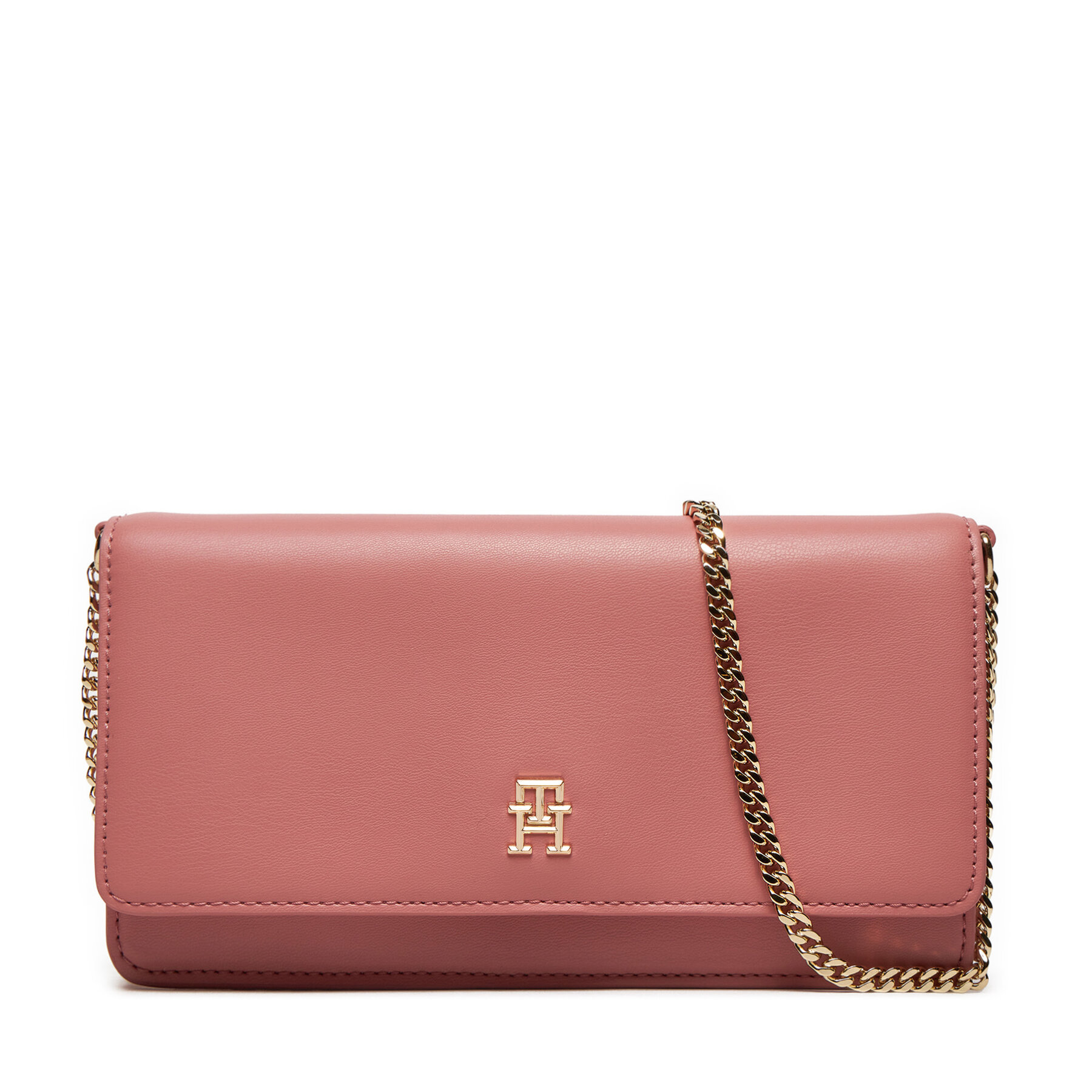 Handtasche Tommy Hilfiger Th Refined Chain Crossover AW0AW16109 Teaberry Blossom TJ5 von Tommy Hilfiger