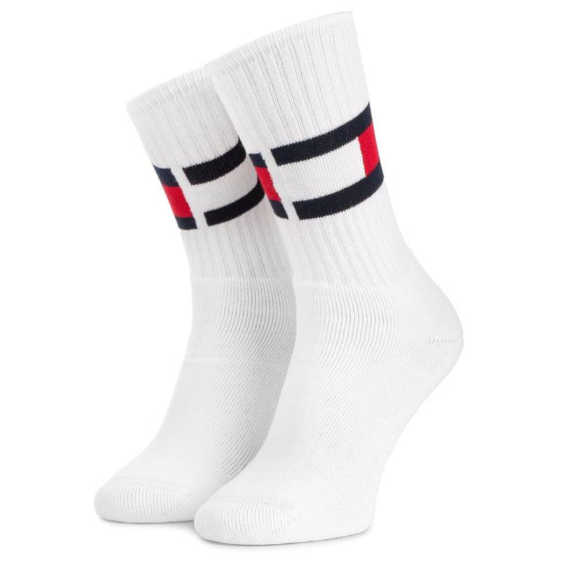 Hohe Unisex-Socken Tommy Hilfiger 481985001 White 300 von Tommy Hilfiger