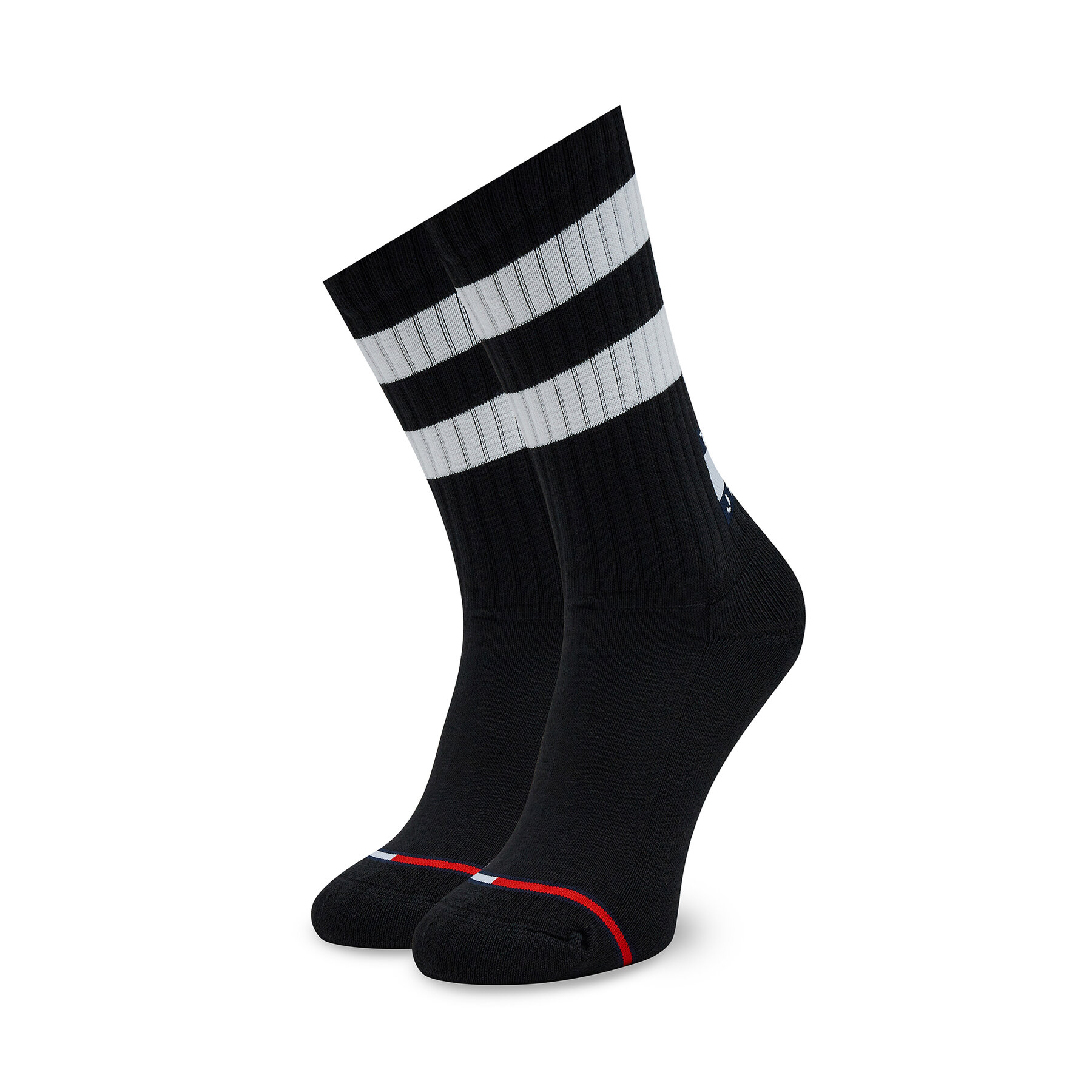 Hohe Unisex-Socken Tommy Hilfiger 701225510 Black/White 003 von Tommy Hilfiger