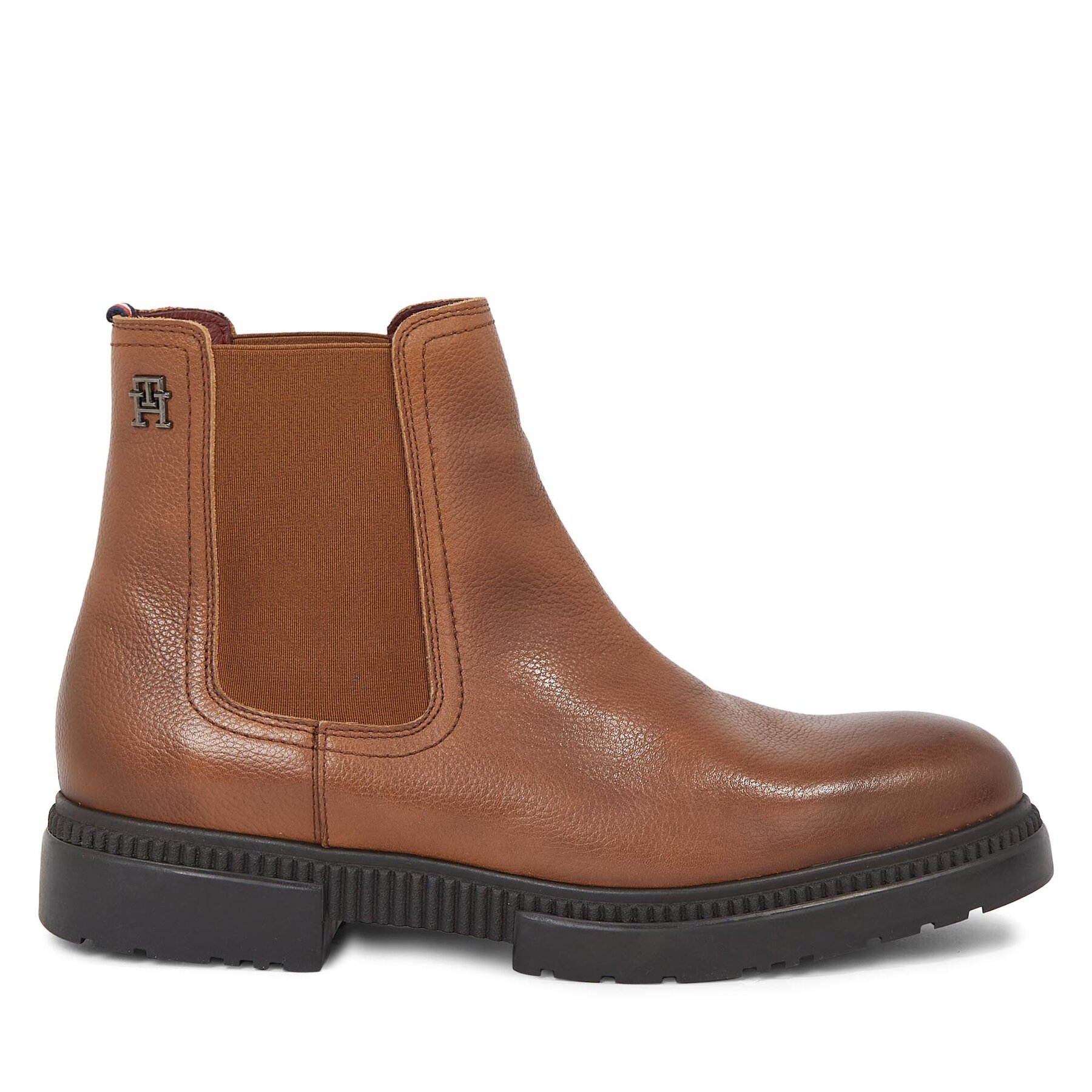 Klassische Stiefeletten Tommy Hilfiger Comfort Cleated Termo Lth Chel FM0FM04650 Winter Cognac GVI von Tommy Hilfiger