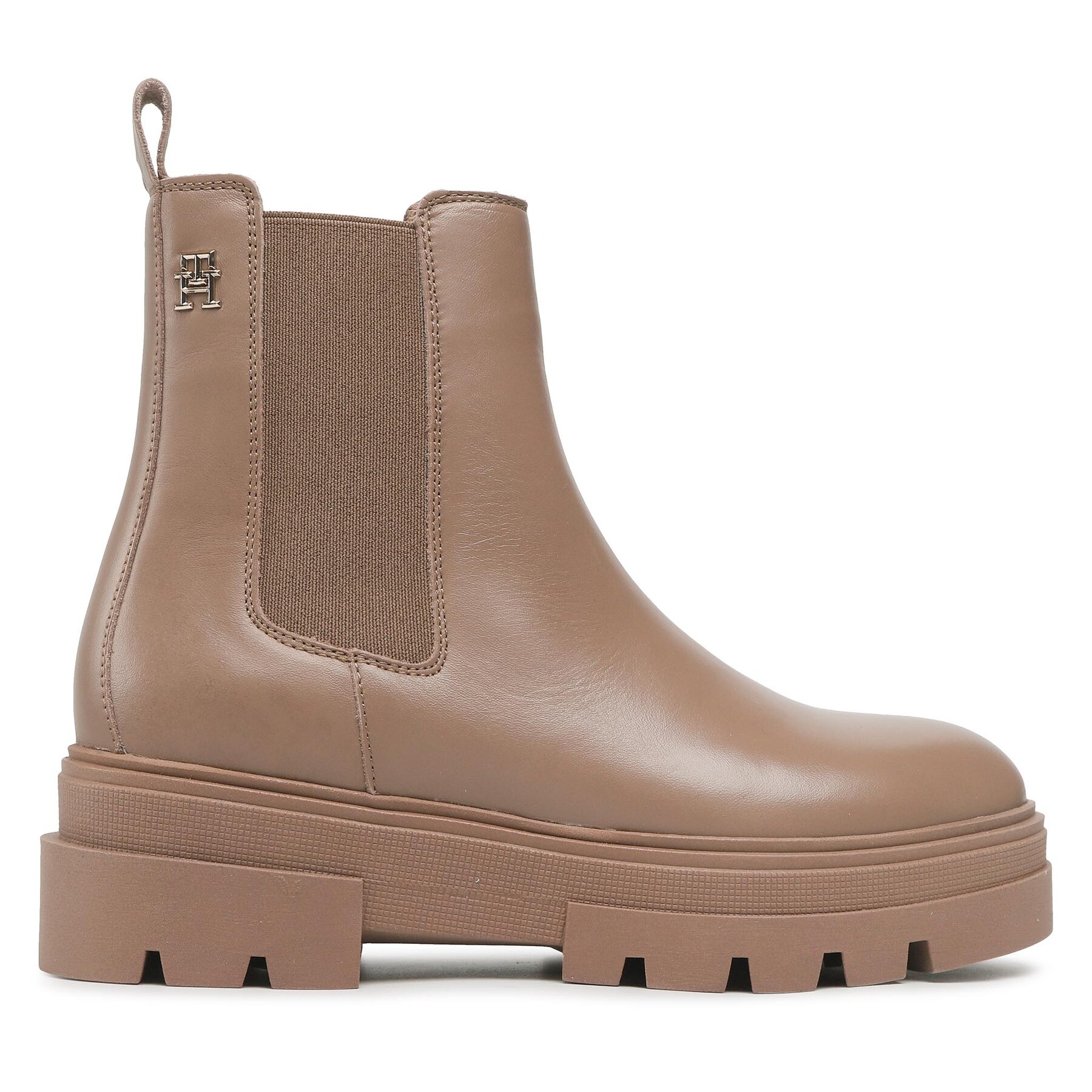 Klassische Stiefeletten Tommy Hilfiger Monochromatic Chelsea Boot FW0FW06899 Oat Milk GUP von Tommy Hilfiger