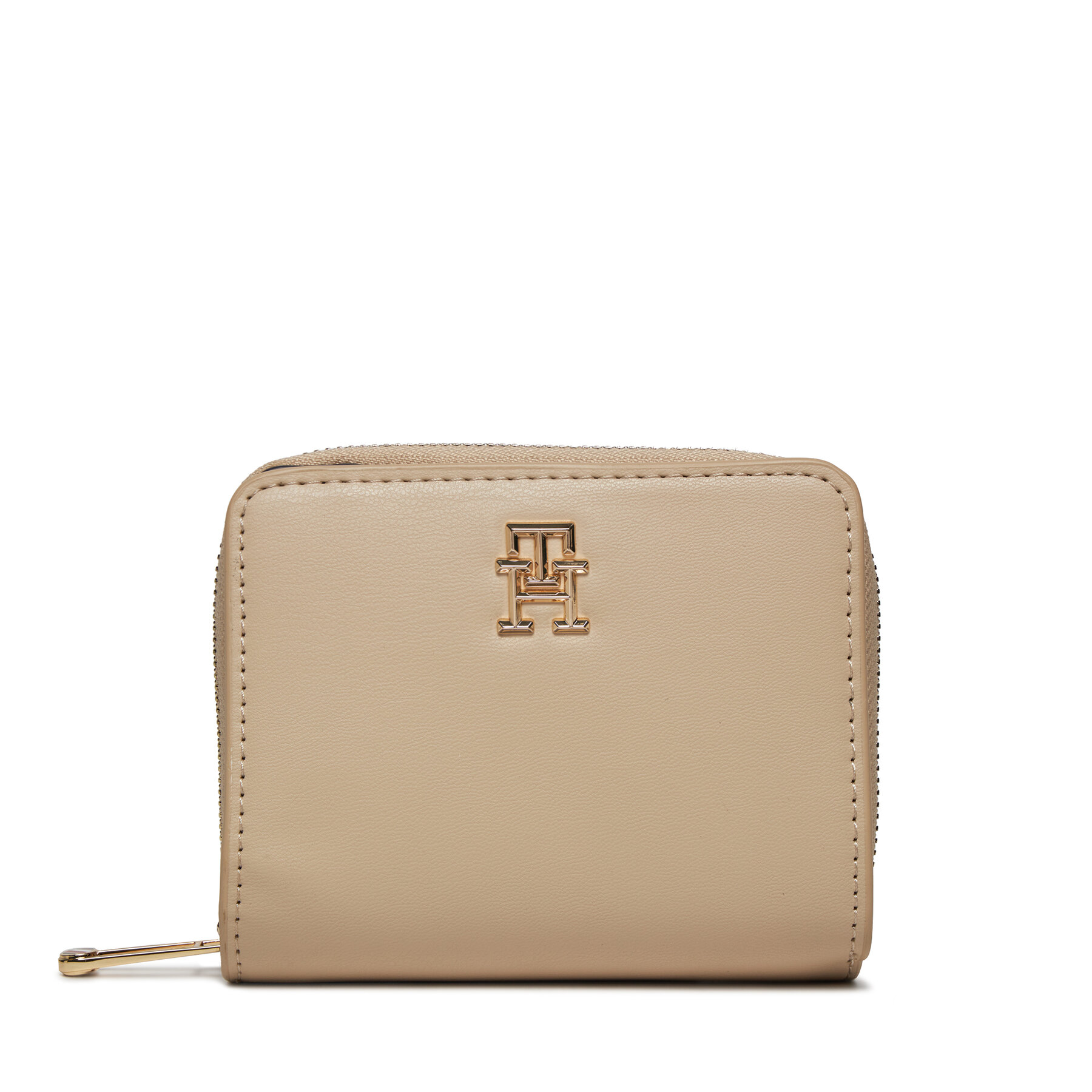 Kleine Damen Geldbörse Tommy Hilfiger Iconic Tommy Med Za AW0AW15748 White Clay AES von Tommy Hilfiger