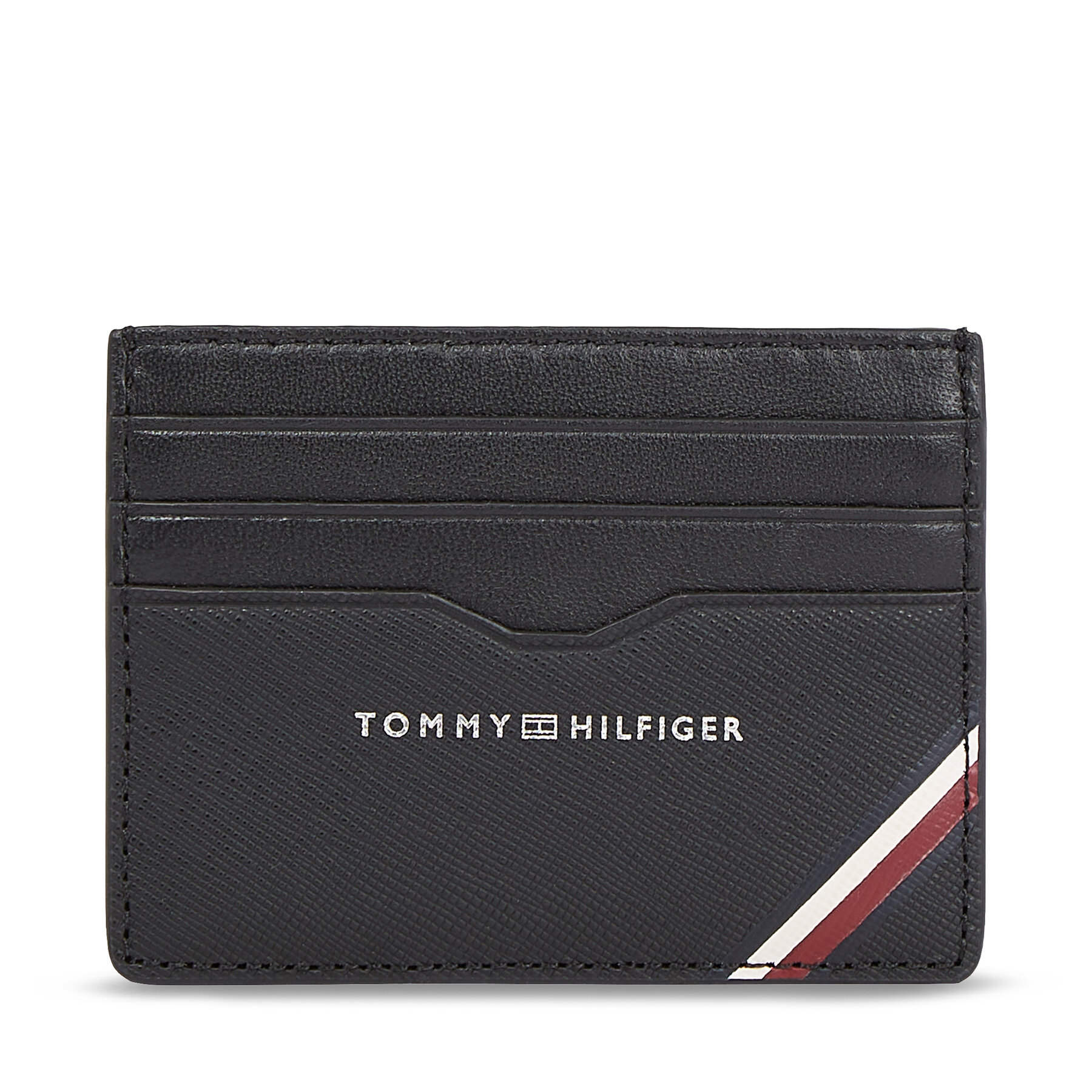 Kreditkartenetui Tommy Hilfiger Th Central Cc Holder AM0AM11583 Black BDS von Tommy Hilfiger