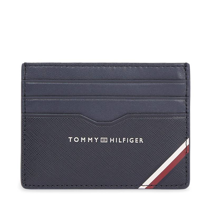 Kreditkartenetui Tommy Hilfiger Th Central Cc Holder AM0AM11583 Space Blue DW6 von Tommy Hilfiger