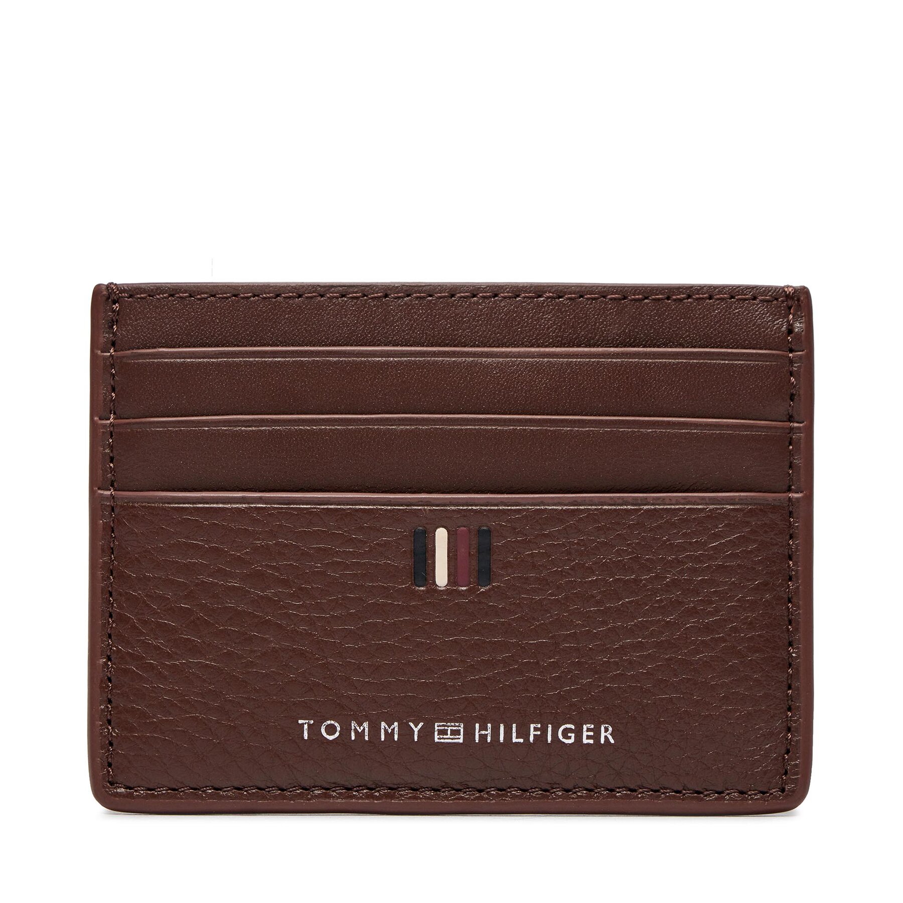 Kreditkartenetui Tommy Hilfiger Th Central Cc Holder AM0AM11858 Dark Chestnut GT8 von Tommy Hilfiger