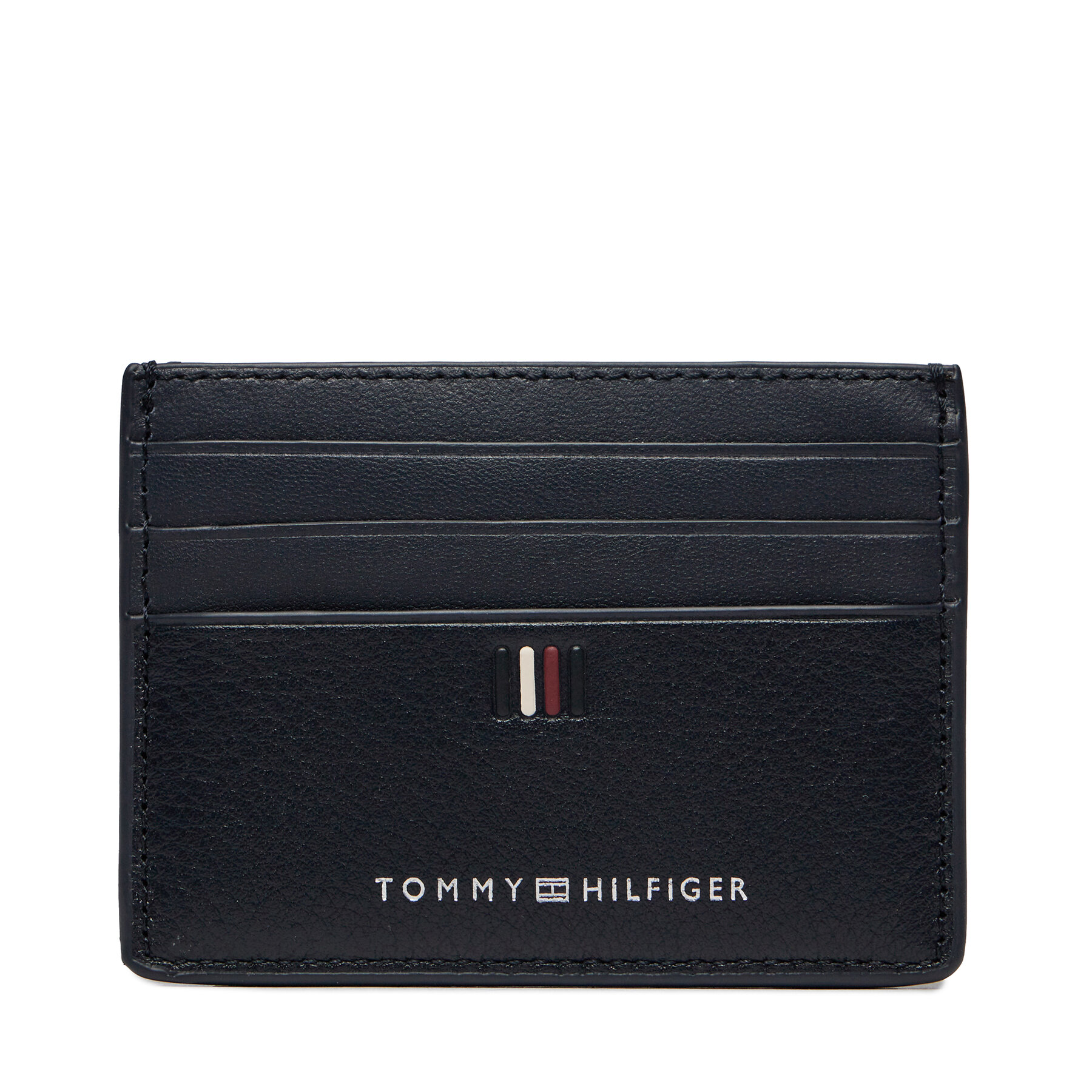 Kreditkartenetui Tommy Hilfiger Th Central Cc Holder AM0AM11858 Space Blue DW6 von Tommy Hilfiger