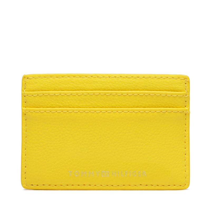 Kreditkartenetui Tommy Hilfiger Th Contemporary Cc Holder AW0AW14894 Gelb von Tommy Hilfiger