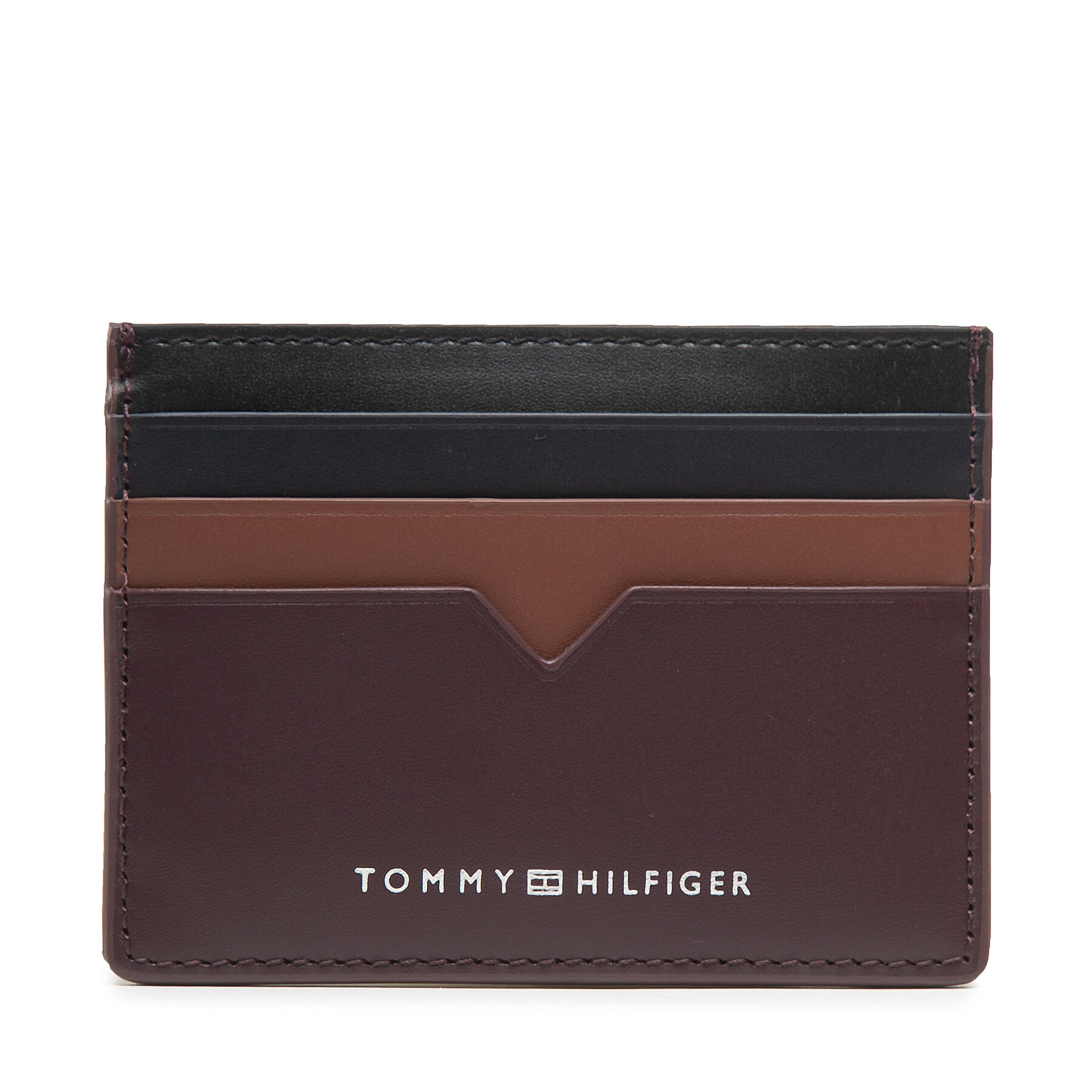 Kreditkartenetui Tommy Hilfiger Th Modern Leather Cc Holder AM0AM10616 0GZ von Tommy Hilfiger