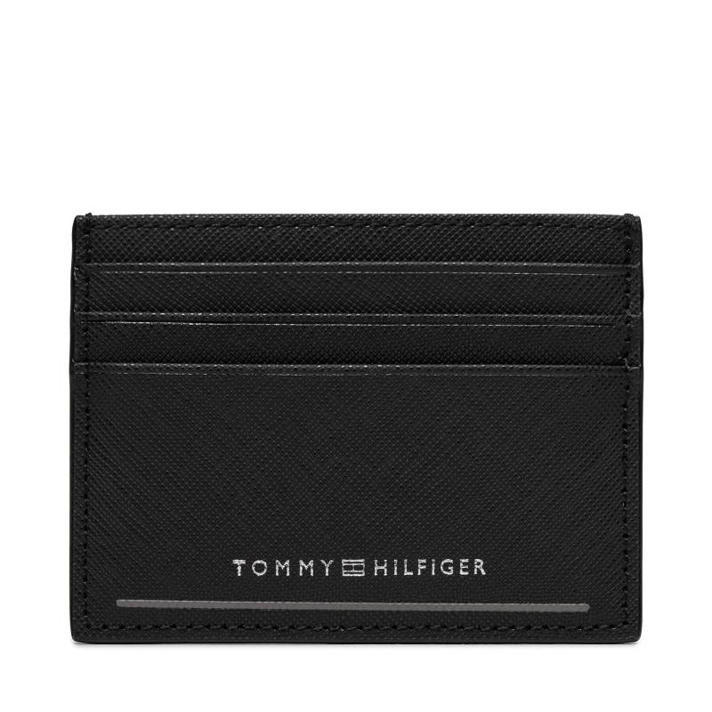 Kreditkartenetui Tommy Hilfiger Th Saffiano Cc Holder AM0AM11863 Schwarz von Tommy Hilfiger