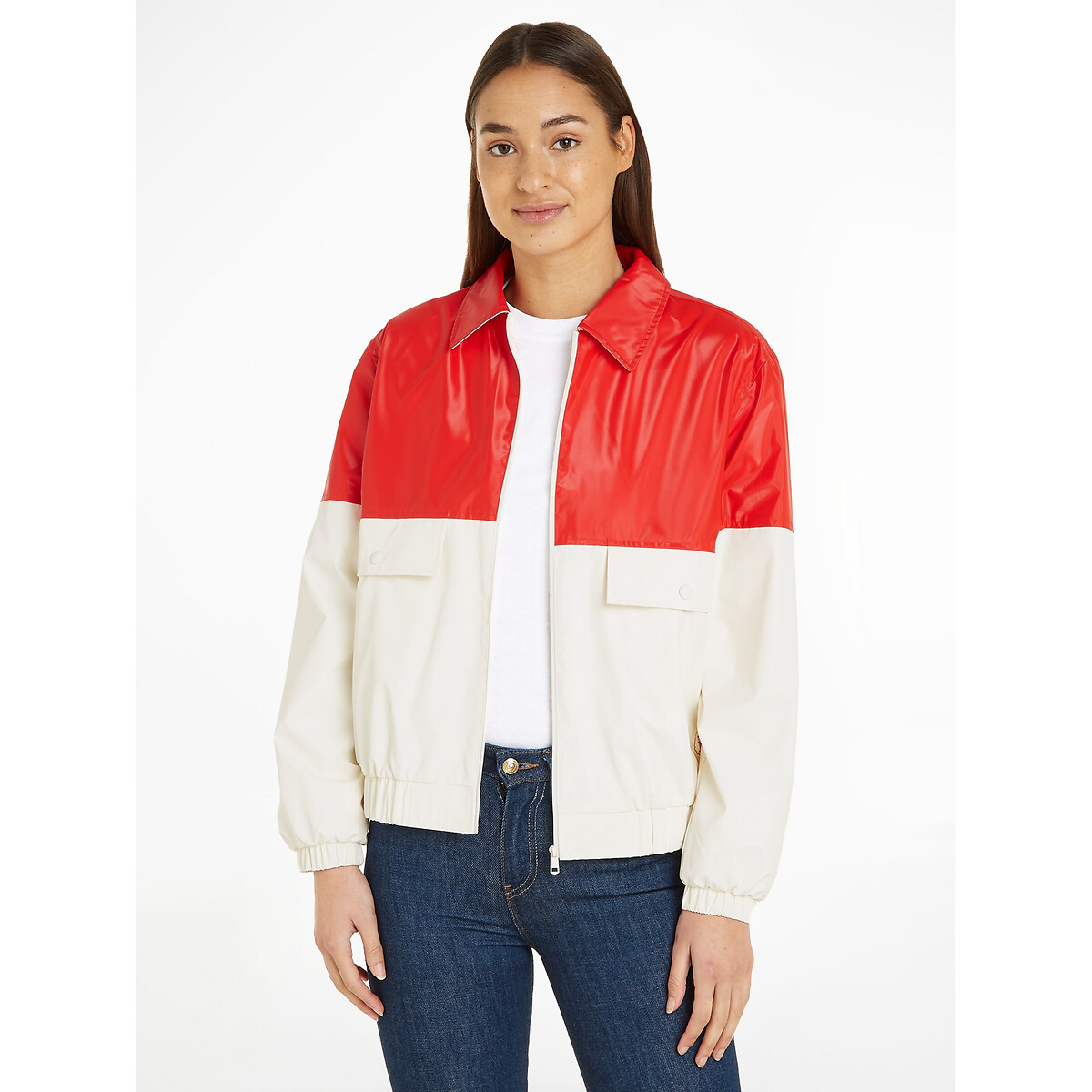 Kurze Jacke mit Reissverschluss von Tommy Hilfiger